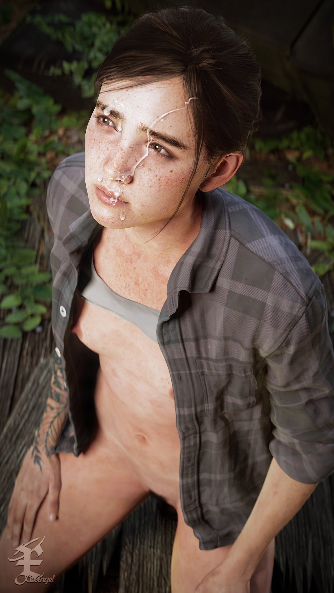 1boy, 1girls, 3d, breasts, cum, cum on face, ellie (the last of us), ellie williams, female, male, source filmmaker, tagme, the last of us, the last of us 2, xieangel