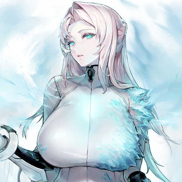 alpha_channel aqua_eyes arm_guards bodysuit braid braided_hair color female female_focus female_only forehead game_cg hair_intakes hair_on_shoulder hair_over_shoulder head_aside high_collar huge_breasts ice jam_(nandade) last_origin long_hair looking_at_viewer mnemosyne_(last_origin) pale-skinned_female pale_skin pale_skin_female single_braid slightly_open_mouth tight_bodysuit transparent_background upper_body white_bodysuit white_hair white_skin white_skinned_female