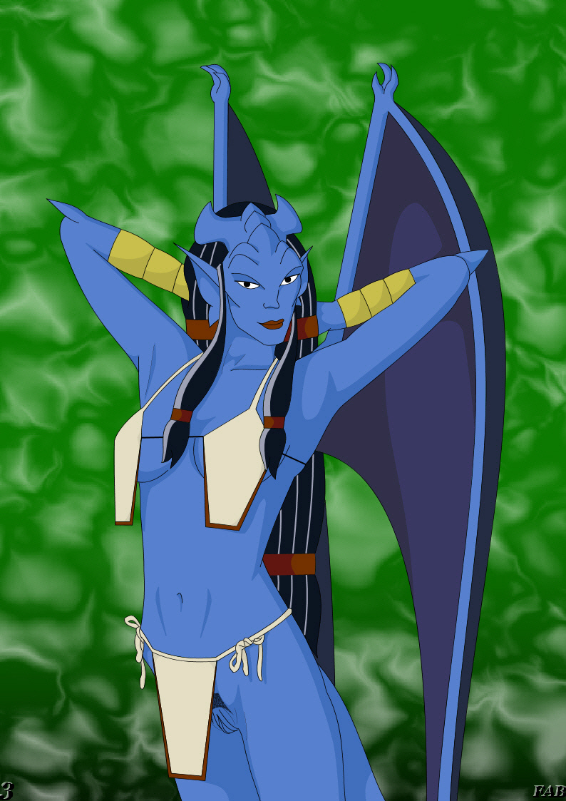 blue_skin disney fab gargoyles obsidiana pussy tagme