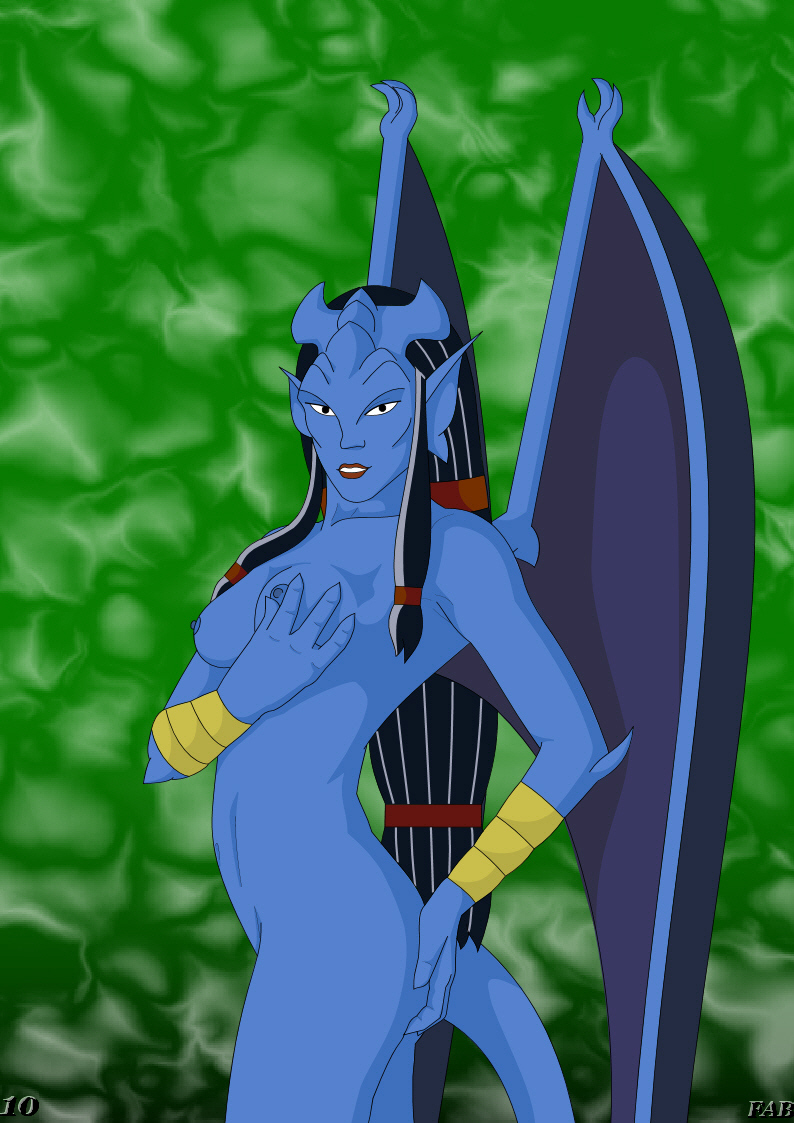 blue_skin disney fab gargoyles nipples obsidiana tagme