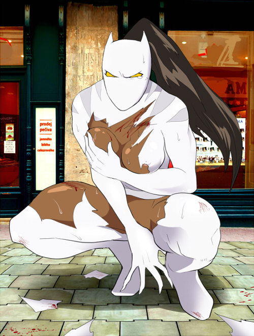 ava ayala, breasts, female, marvel, marvel comics, naked, sweat, sweaty, sweaty body, torn clothes, torn clothing, ultimate spider-man (show), white tiger (marvel)