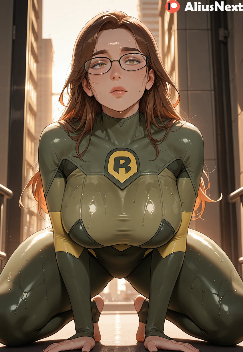 1girls ai_generated aliusnext ass big_ass big_breasts breasts brown_eyes brown_hair curvy feet female footwear glass glasses hi_res high_quality high_resolution highres huge_ass huge_breasts invincible invincible_(tv_series) legwear light-skinned_female light_skin long_hair massive_ass massive_breasts mature_female patreon shrinking_rae stirrup_legwear stirrup_stockings superheroine sweat sweatdrop sweater sweating sweaty tagme thick thick_ass thick_hips thick_legs thick_lips thick_thighs