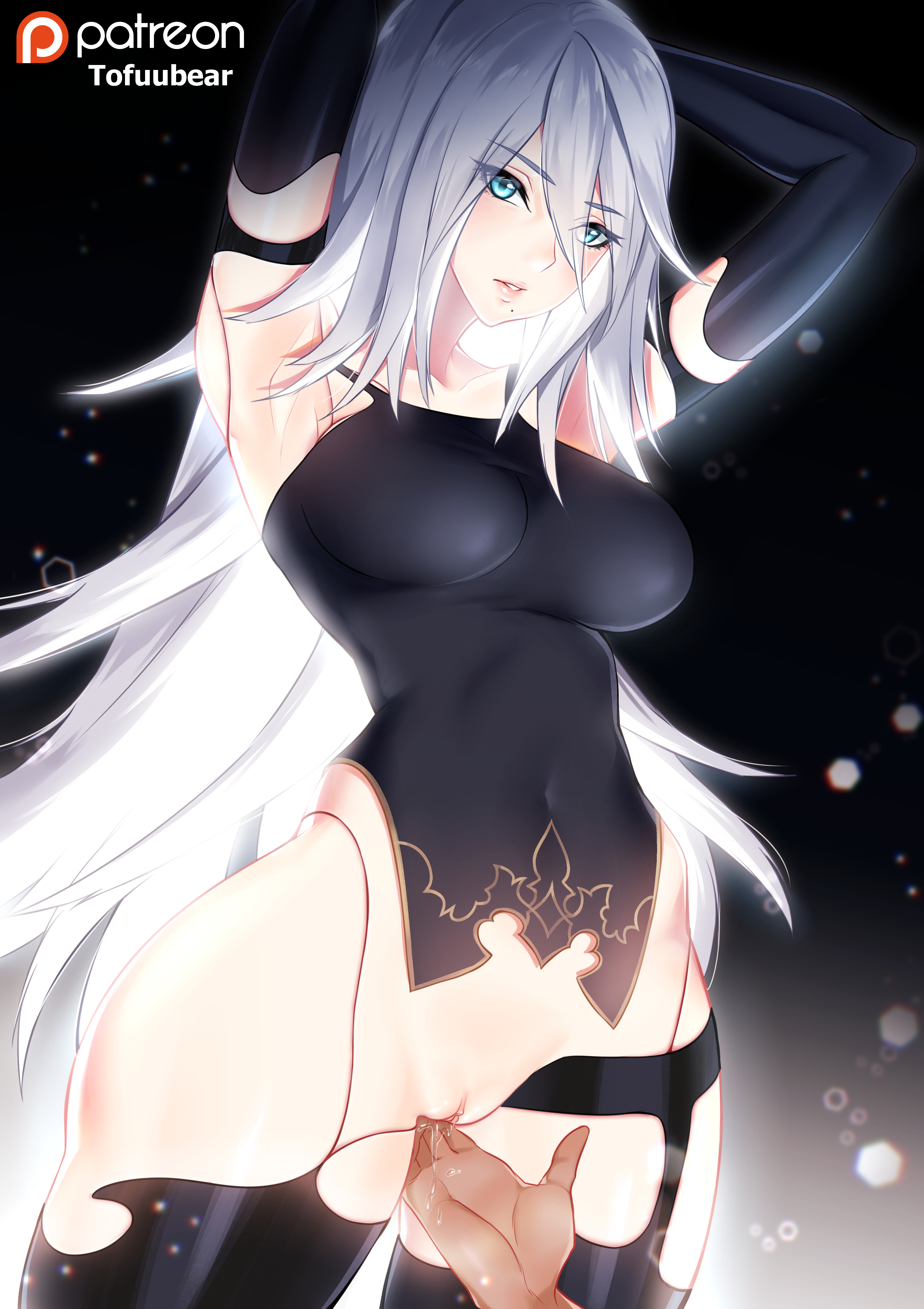 female, female only, nier: automata, tofuubear, yorha a2