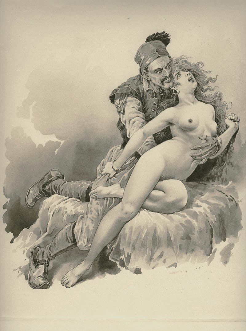 1boy 1girls breasts breasts_apart clothed clothed_male clothed_male_nude_female dark-skinned_male dark_skin female fez fine_art gottfried_sieben greyscale historical history human human_only interracial light-skinned_female light_skin male monochrome naked nipples nude nude_female ottoman_empire pubic_hair public_domain rape rape_face screaming small_breasts soldier spoils_of_war straight straight_hair tagme turkish_clothing uncensored war warcrime