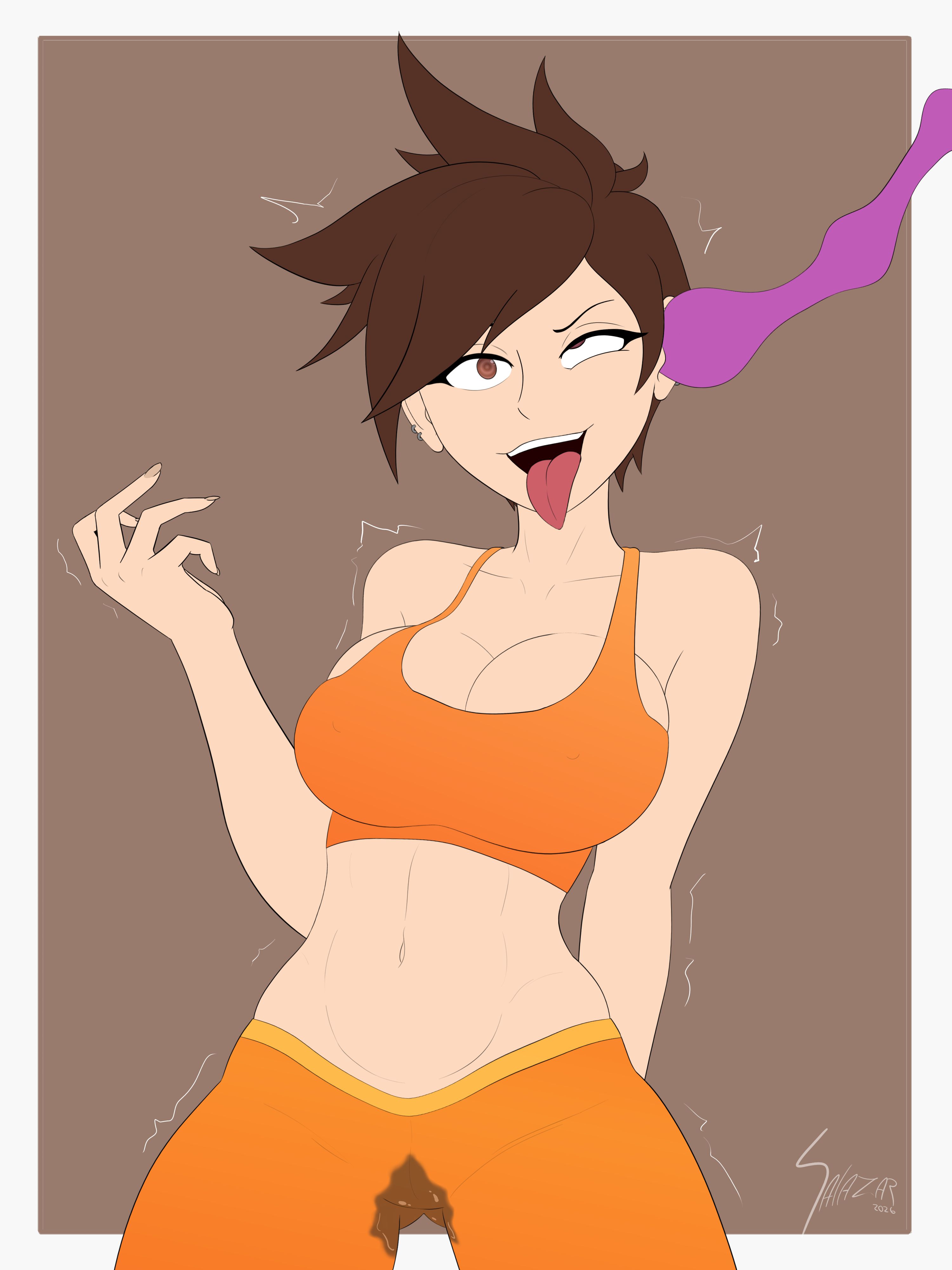 ahe gao, big breasts, brain drain, ear penetration, female, female only, mind break, overwatch, pussy juice, rolling eyes, salazaru, tagme, thesalazar, tongue out, tracer, trembling, uneven eyes