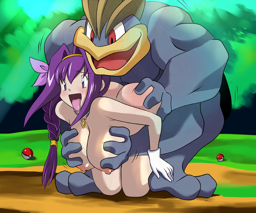 1girls 4_arms ahegao allisa_luna ass_grab big_dom_small_sub breast_grab breasts chaos_broly doggy_style femsub from_behind human interspecies large_breasts larger_male luna machamp male_pokemon/female_human maledom multi_arm multi_limb nipples original_character pokemon pokemon_(species) pokephilia purple_eyes purple_hair size_difference smaller_female surprised tongue