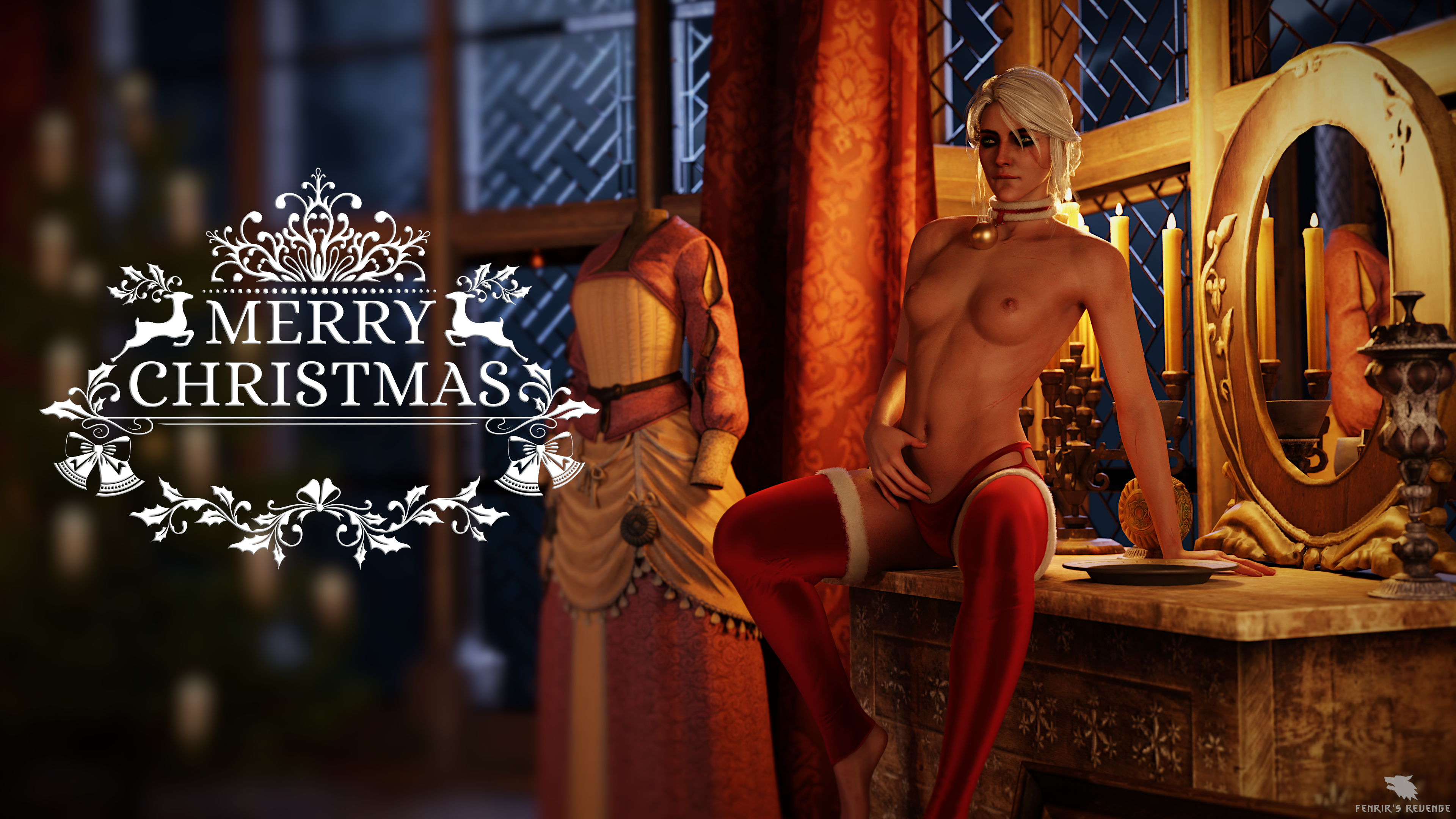 3d, cd projekt red, ciri, female, fenrir'srevenge, tagme, the witcher, the witcher (series), the witcher 3: wild hunt, white hair