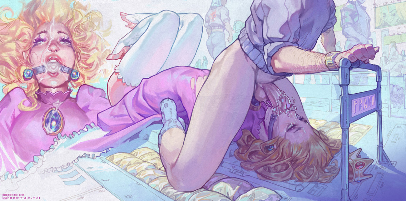 1boy, 1girls, blonde hair, bondage, broken rape victim, captured, crown, cum, cum in mouth, cum inside, dress, earrings, enslaved royal, erection, fellatio, female, femsub, forced, forced exposure, forced oral, forced presentation, forced prostitution, frilled thighhighs, gag, high heels, long hair, male, maledom, mario (series), nintendo, open mouth gag, oral, penis, princess, princess peach, public, public use, rape, restrained, ring gag, royalty, sabudenego, sex arcade, sex slave, shiny hair, shiny skin, slave, slave girl, straight, thighhighs