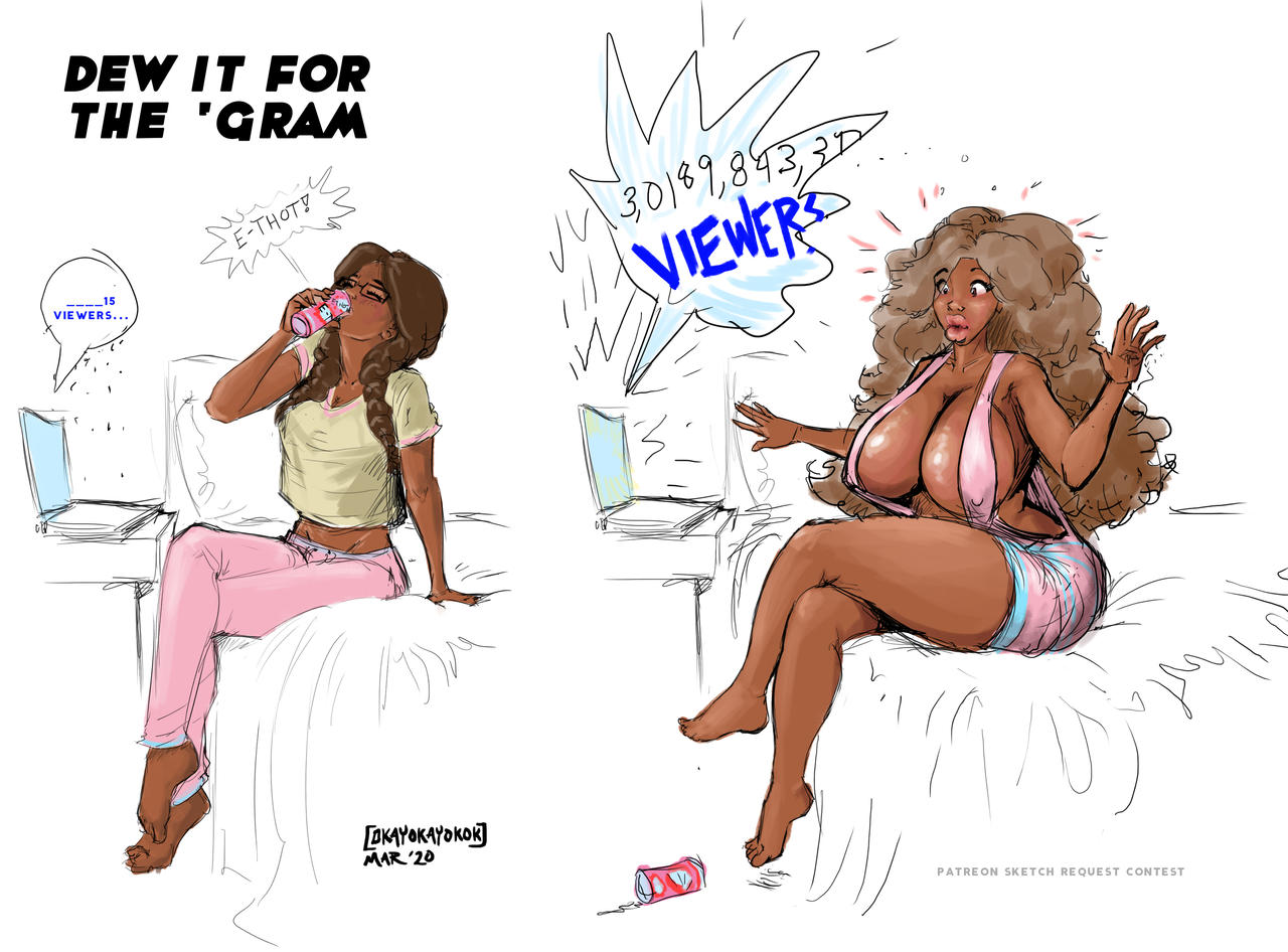 bimbo, breast expansion, breast growth, breast growth (enlargement), breasts, brown hair, female, okayokayokok, tagme, transformation, twintails