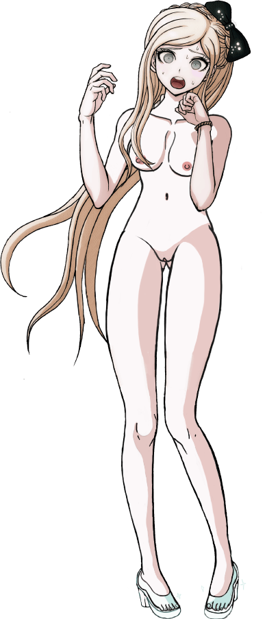 breasts danganronpa danganronpa_2:_goodbye_despair dr._lewd edit feet female female_only naked nude_filter official_style pussy sonia_nevermind sprite sprite_edit straight_hair transparent_background