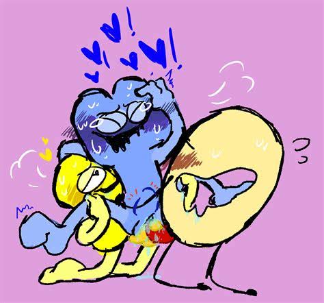 algebralien battle_for_dream_island bfb bfdi blush crying_while_penetrated cumming_inside donut_(bfdi) four_(bfb) fucking interspecies moaning_in_pleasure object_shows pleasure_face sex x_(bfb)