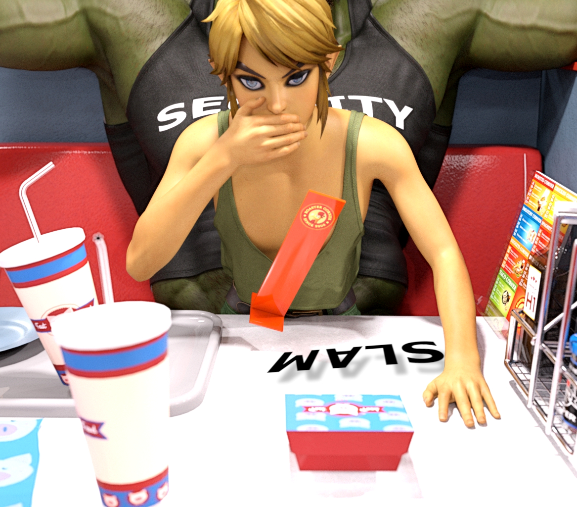 3d, ganondorf, gay, green skin, hdregrets, hidden sex, hyrule warriors, implied sex, link, link (hyrule warriors), male, male only, public, public sex, the legend of zelda, twink, unseen male face, yaoi