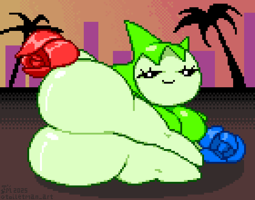 1girls, animated, anthro, anus, ass, big ass, bottom heavy, breasts, bubble butt, fat ass, female, female only, game freak, huge ass, jiggle, jiggling ass, large ass, looking at viewer, looking back, lying, lying on side, pixel animation, pixel art, plant, plant girl, pokemon, pokemon (species), presenting, presenting anus, presenting ass, presenting hindquarters, presenting pussy, pussy, roselia, shortstack, smile, solo, spread ass, spreading, spreading ass, teasing, teasing viewer, thick ass, thick thighs, toilet man, wide hips, wink, winking, winking at viewer
