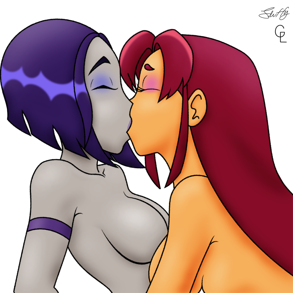 dc dc_comics dcau fluffy_(artist) gemlord purple_hair rachel_roth raven_(dc) smooth_skin starfire teen_titans