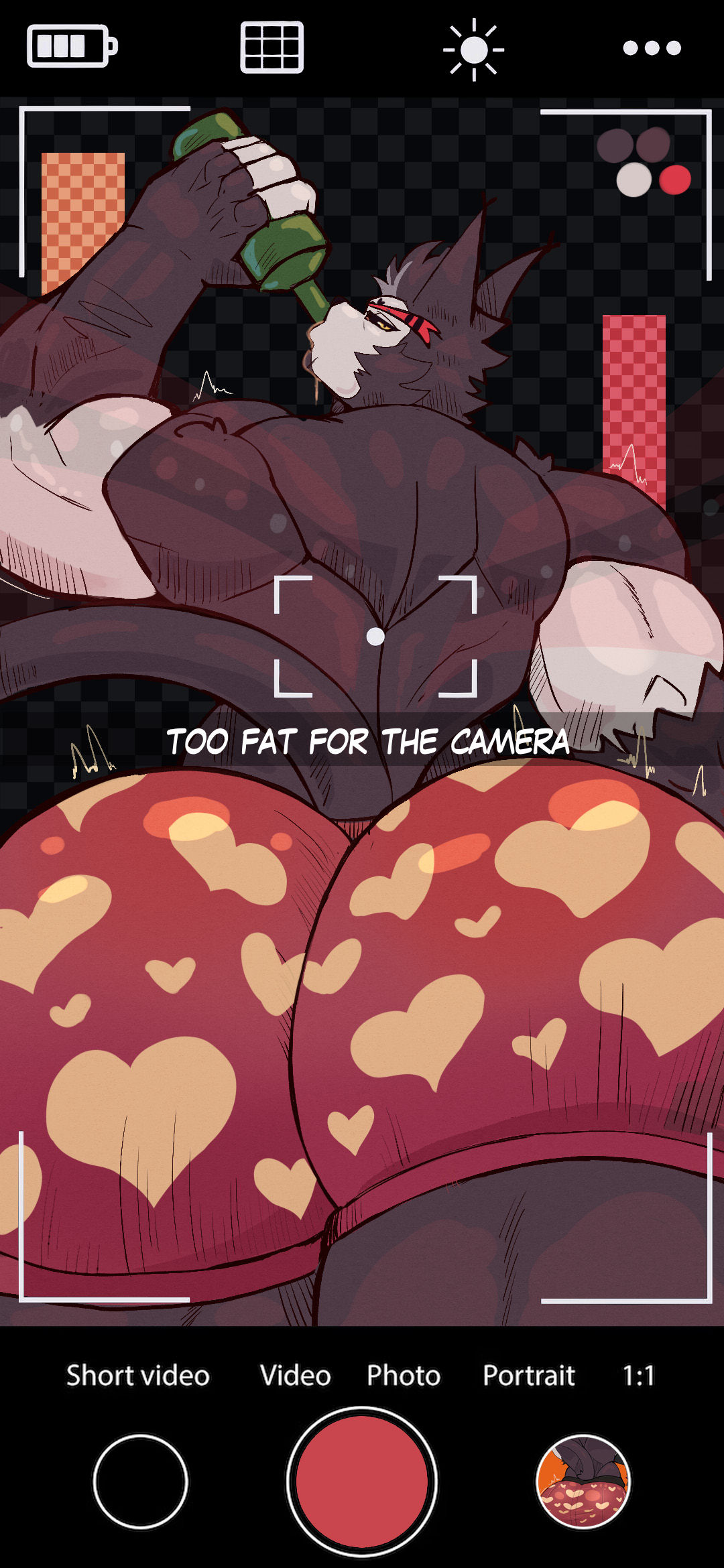 1boy, alcohol, alcoholic drink, ass, ass cheeks, ass focus, ass jiggle, back, back muscles, back view, bara, big ass, big ass (male), big butt, big tail, black body, black eyes, black fur, black hair, black pupils, black sclera, bottle, briefs, briefs only, bubble ass, bubble butt, butt focus, butt jiggle, camera, cat humanoid, cat tail, dat ass, dat butt, defined muscles, drink, drinking, fat ass, fat butt, felid, felid humanoid, feline, felis, furry, furry male, furry only, gay, glistening, glistening ass, glistening butt, hazbin hotel, heart, heart print, heart print underwear, heart symbol, heart underwear, huge ass, huge butt, husk (hazbin hotel), jiggle, jiggling, jiggling ass, jiggling butt, large ass, large butt, looking at viewer, looking back, male, male only, messy hair, motion lines, multicolored body, multicolored fur, multicolored hair, muscular, muscular male, orange eyes, orange sclera, phone screen, picture frame, presenting, presenting ass, presenting butt, presenting hindquarters, pupils, red underwear, round ass, round butt, shaking, shaking ass, shaking butt, solo, solo anthro, solo focus, solo furry, solo male, tail, taking picture, therot0, thick ass, thick butt, translucent, translucent wings, transparent, transparent wings, two tone hair, two-tone body, two-tone clothing, two-tone fur, two-tone underwear, underwear, underwear only, wedgie, white body, white fur, yaoi, yellow iris