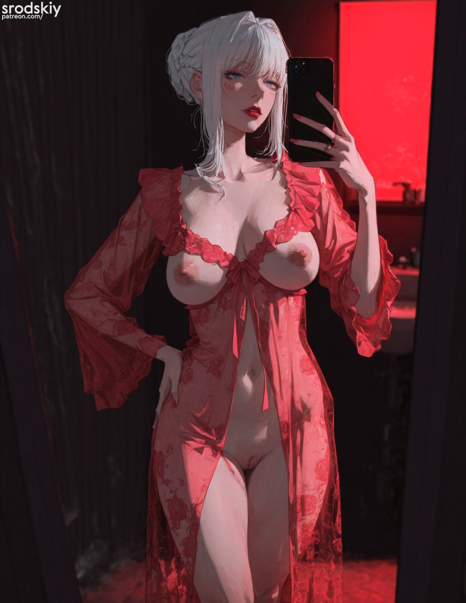 1girls, ai generated, anime girl, aristocrat, attractive, attractive body, attractive female, attractive woman, beautyful, busty girl, cute, female, gorgeous, gorgeous female, hentai, horny, horny female, hot, hot girl, innie pussy, lewd, lipstick, mature, mature body, mature female, milf, mirror selfie, naked, naked female, nipples, nude, nude female, phone, pretty, pretty girl, provocative, provocative clothing, provocative pose, pussy, sagging breasts, saigo ni hitotsu dake onegai shitemo yoroshii deshou ka, scarlet el vandimion, seductive, seductive expression, seductive look, selfie, sensual, slutty female, slutty nurse, smartphone, srodskiy, tagme, teasing, teasing viewer, vulgar, waifu