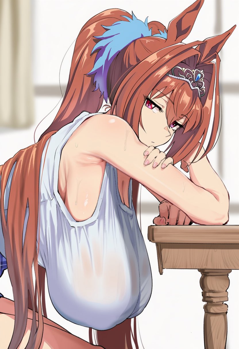 1girls, ai generated, animal ears, anthropomorphization, daiwa scarlet (umamusume), eyes, female, hair, legs, skin, tagme, umamusume, umamusume pretty derby, young