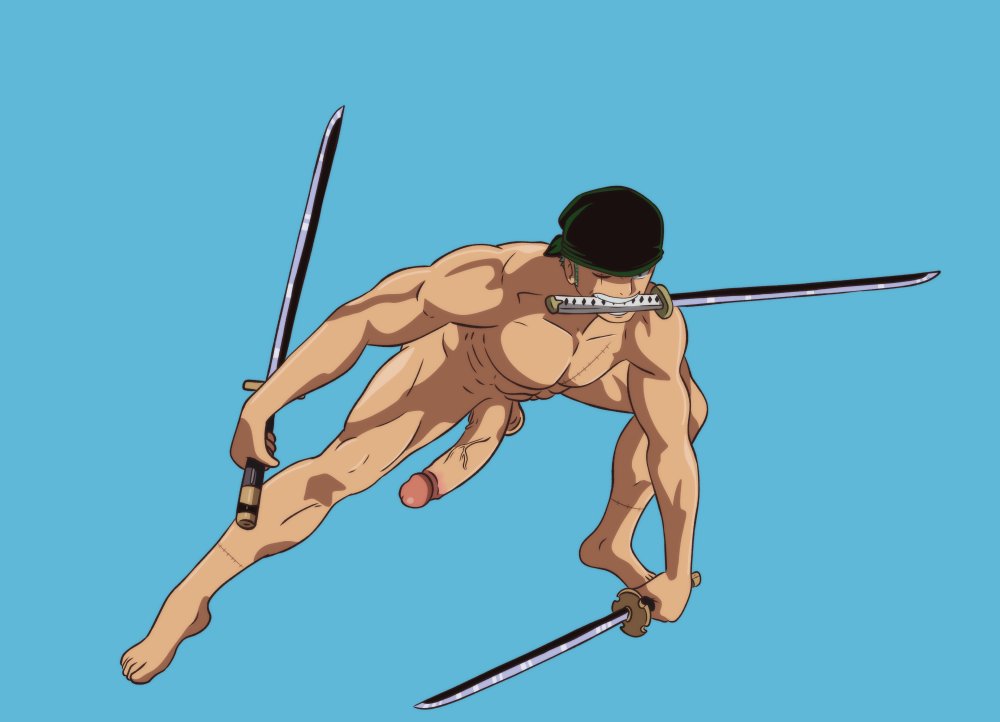 Roronoa Zoro (One Piece) Rule 34 Image