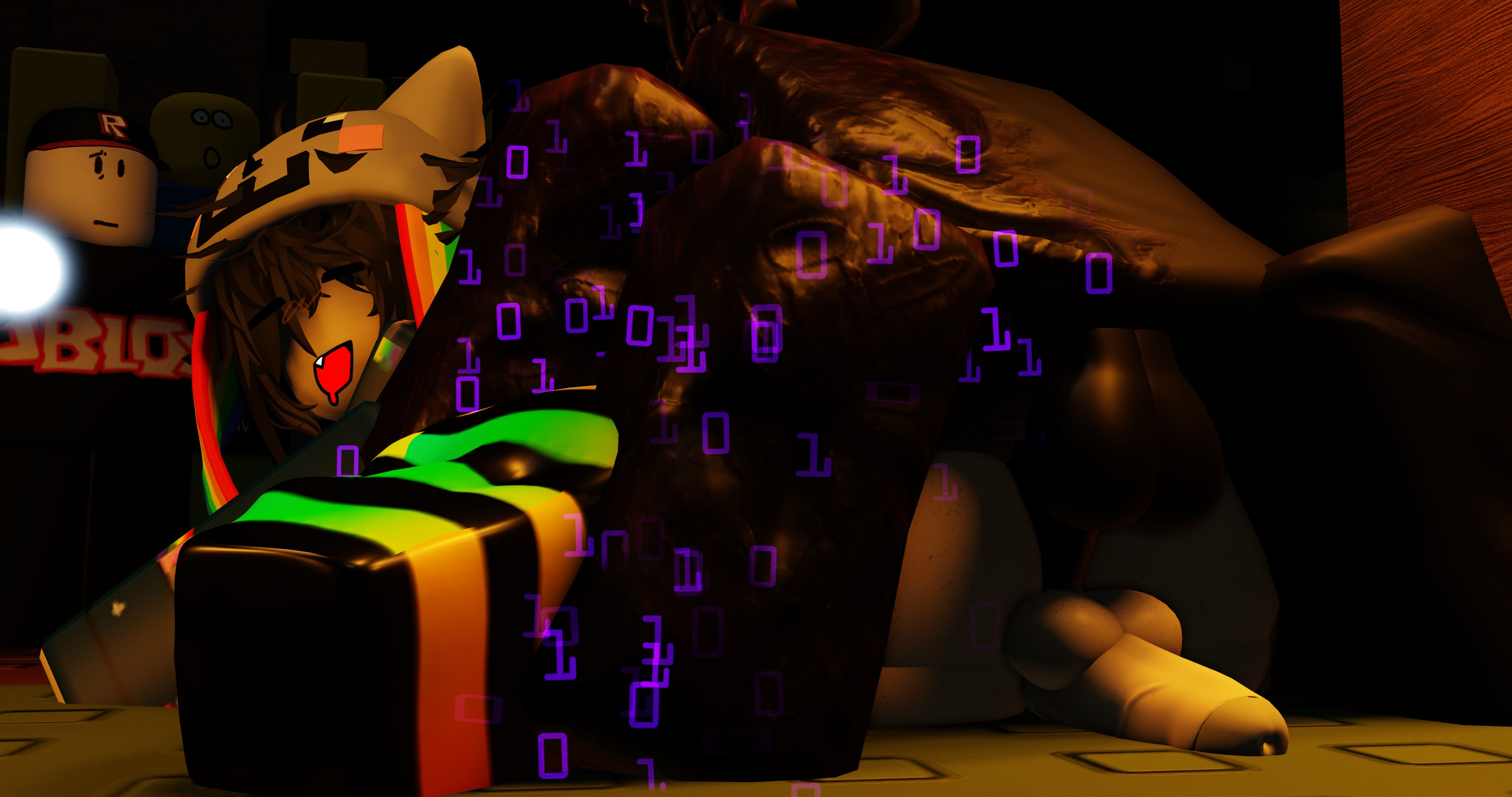 2boys, 3d, anal, anal insertion, anal sex, ass, background character, background characters, balls, balls touching, balls touching each other, balls touching floor, balls touching penis, boy, boy on top, duo, duo focus, forsaken (roblox), gabbers, gay, gay anal, gay male, gay porn, gay sex, guest (roblox), homoerotic, homosexual, homosexual male, homosexual sex, male, male on male, male only, male penetrating, noli (forsaken), noob, noob (forsaken), roblox, roblox game, robloxian
