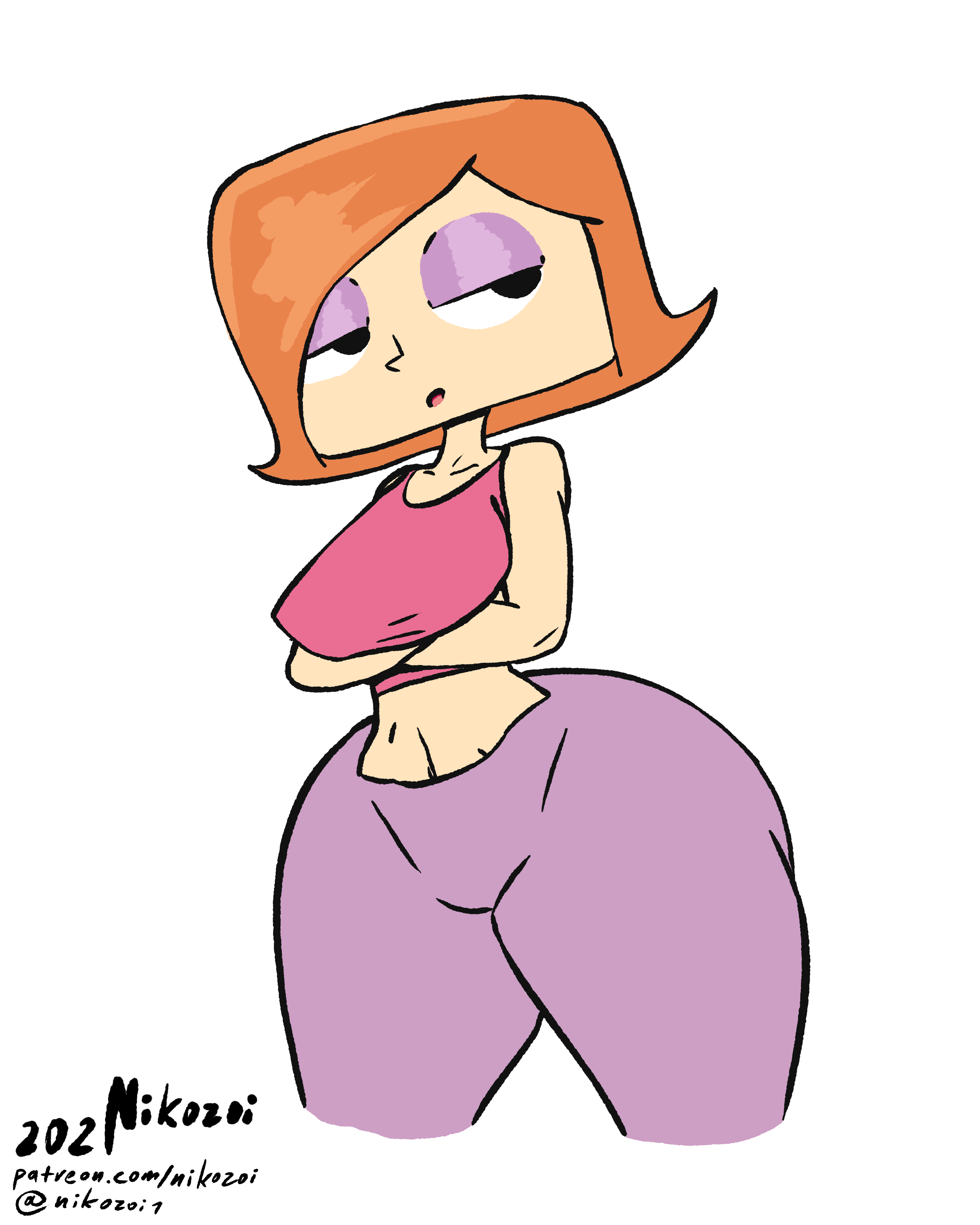 2021, ass, big ass, big breasts, breasts, clothing, debbie turnbull, debs turnbull, female, female only, nikozoi, robotboy