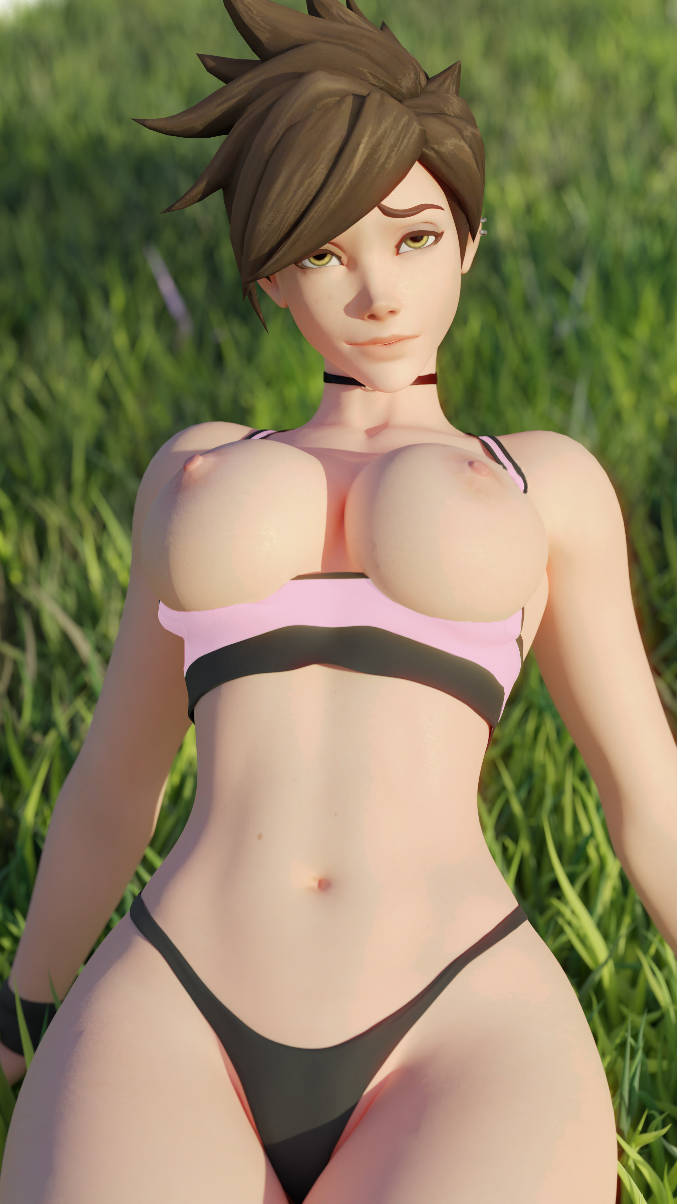 1girls, 3d, ass, big ass, big breasts, big butt, blizzard entertainment, bolt on tits, breast implants, breasts, brown eyes, brown hair, busty, clothed female, converge, curvaceous, curvy, curvy body, curvy female, curvy figure, enhanced breasts, erect nipples, exercise, exhibitionism, exhibitionist, exposed breasts, fake breasts, female, hazel eyes, hips, hourglass figure, implants, large ass, large breasts, light skin, light-skinned female, looking back, nipples, open mouth, overwatch, public, public nudity, short hair, smiling, solo, sports bra, sportswear, thick ass, thick thighs, tracer, voluptuous, wide hips