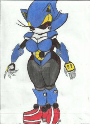 ass big_breasts bimbo black_pants blue breasts claws djayterios1996 eyelashes featureless_breasts female half-closed_eyes heels hole_in_stomach looking_at_viewer low_res metal_shoes metal_sonic metal_sonique metallic_body mouthless no_mouth red_eyes red_shoes robot rule_63 seductive seductive_gaze seductive_look simple_background solo staring_at_viewer stockings stripes thick_thighs thighs white_background