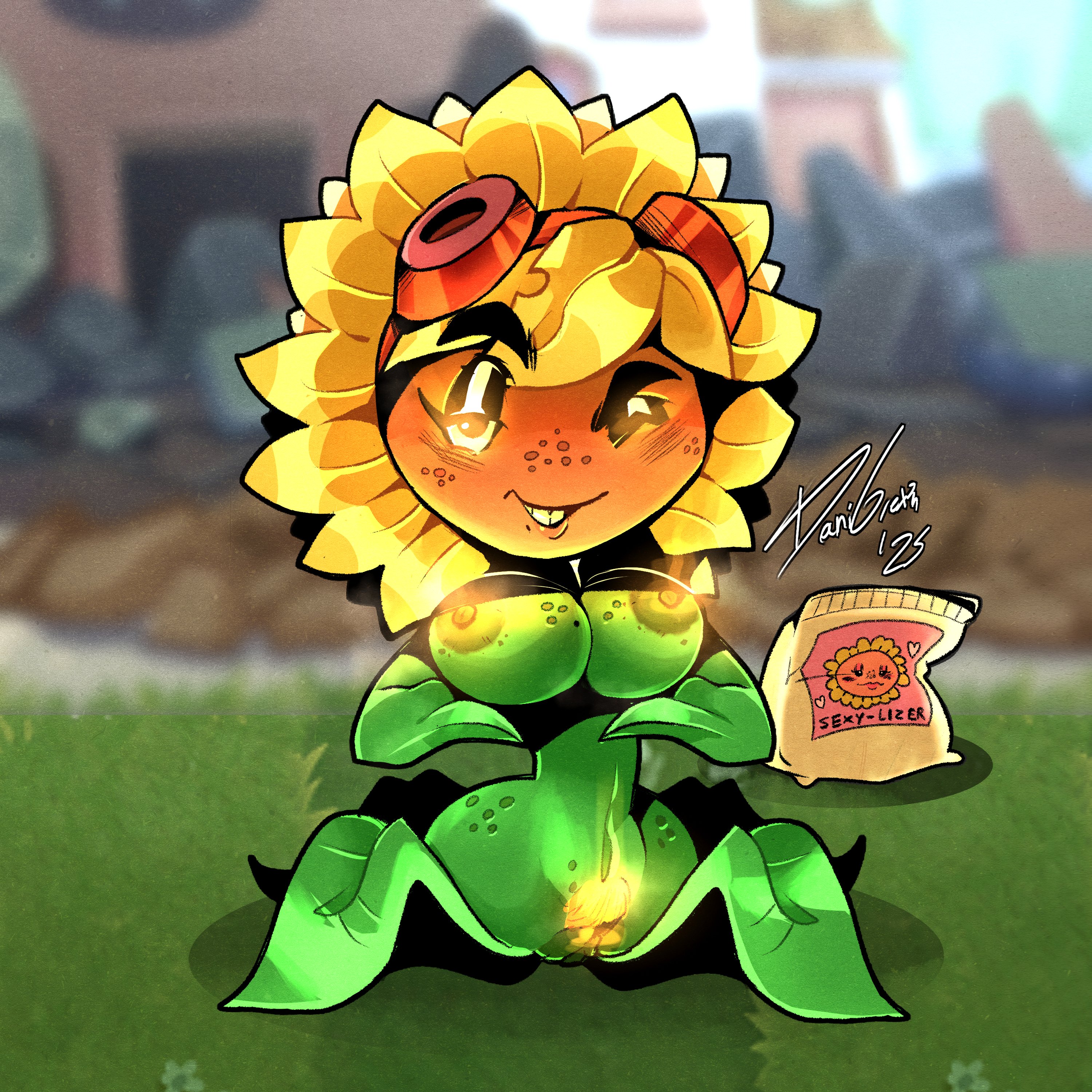 1girls, anthro, anthrofied, ass, breasts, busty fauna, danigrex2n, female, flora fauna, plant, plant girl, plant humanoid, plantie, plants vs zombies, plants vs zombies: heroes, plants vs. zombies, popcap games, pussy, solar flare (pvz), sunflower (pvz)