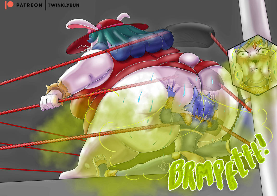 2girls, almost naked, angry, angry face, annoyed, annoyed expression, anthro, anthro female, anthro on anthro, anthro only, ass, ass bigger than head, ass cleavage, ass crack, ass focus, bbw, bbw mom, big hips, blue hair, booty, booty focus, breasts, broodal, bunny, bunny ears, bunny girl, bunny humanoid, butt crack, chubby, chubby anthro, chubby ass, chubby belly, chubby female, clothed, clothed female, crystal, crystal on forehead, deadly fart, deviantart, deviantart link, dress, facefart, facefarting, facesitting, fart, fart attack, fart cloud, fart everywhere, fart fetish, fart torture, farting, farting in face, farting on another, farting on face, farts, fat, fat ass, fat butt, fat female, fat rolls, female, female focus, female fox, femdom, femsub, fighting, fighting ring, fox, fox ears, fox girl, fox humanoid, fox tail, furry, furry female, furry only, gassy, gassy ass, gassy female, green hair, krystal, krystal (star fox), long tail, madame broode, mario (series), milf, nintendo, no panties, patreon, patreon logo, poison gas, red dress, sadism, sadistic, sadistic female, sideboob, smell, smelly, smelly ass, smelly farts, smothering, smothering ass, sniffing, sniffing ass, spiked bracelet, spiked tail, star fox, stink, stink fumes, stinkface, stinky, stinky ass, stinky fart, stuck, stuck in ass, suffering, suffocate, suffocating, suffocation, swamp ass, sweat, sweatdrop, sweating, sweaty, sweaty ass, sweaty body, sweaty butt, thick, thick ass, thick thighs, thin, thin female, toxic gas, tribal, tribal clothing, twinklybun, ugly, ugly bitch, ugly female, wrestling, wrestling ring