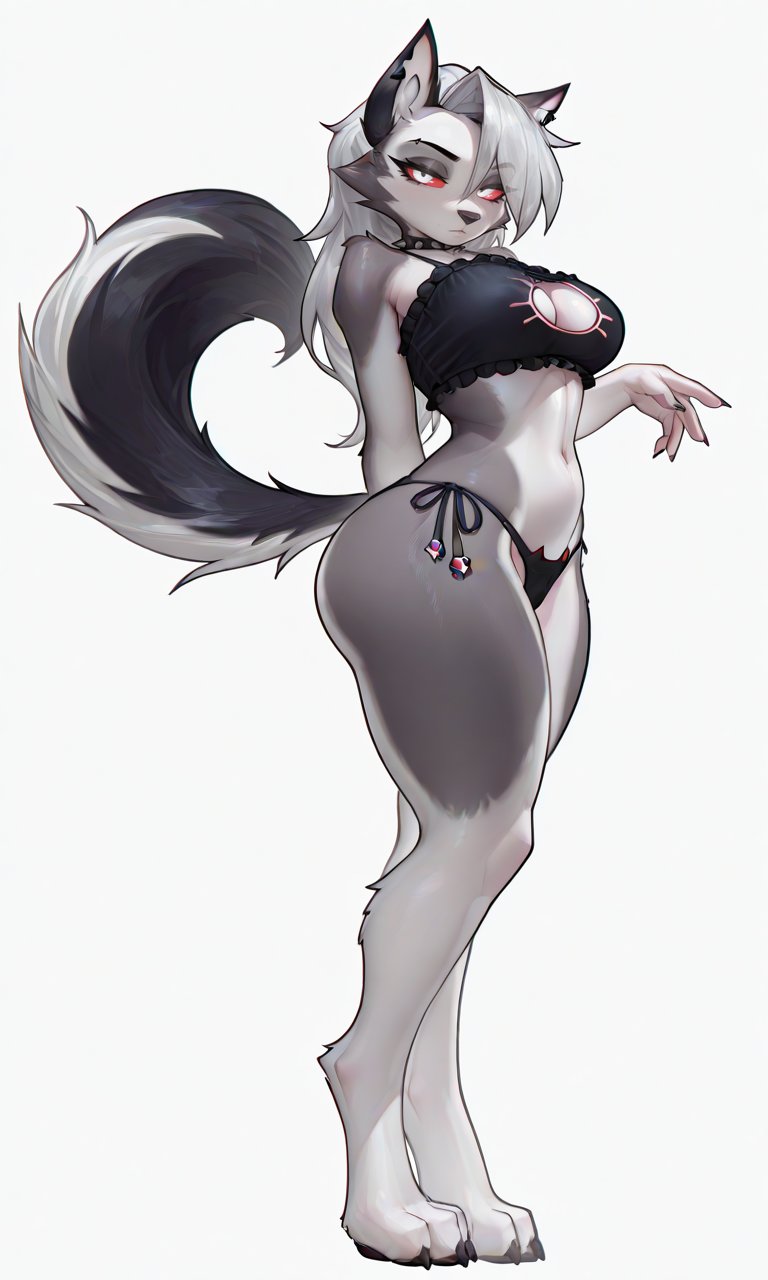 1girls, ai generated, artist request, big breasts, breedable hips, cat lingerie, child bearing hips, fat ass, furry, helluva boss, huge ass, lingerie, looking at viewer, looking seductive, loona (helluva boss), slutty female, tail, thick ass, thick thighs, vivienne medrano, vivziepop, whore eyes, wife material
