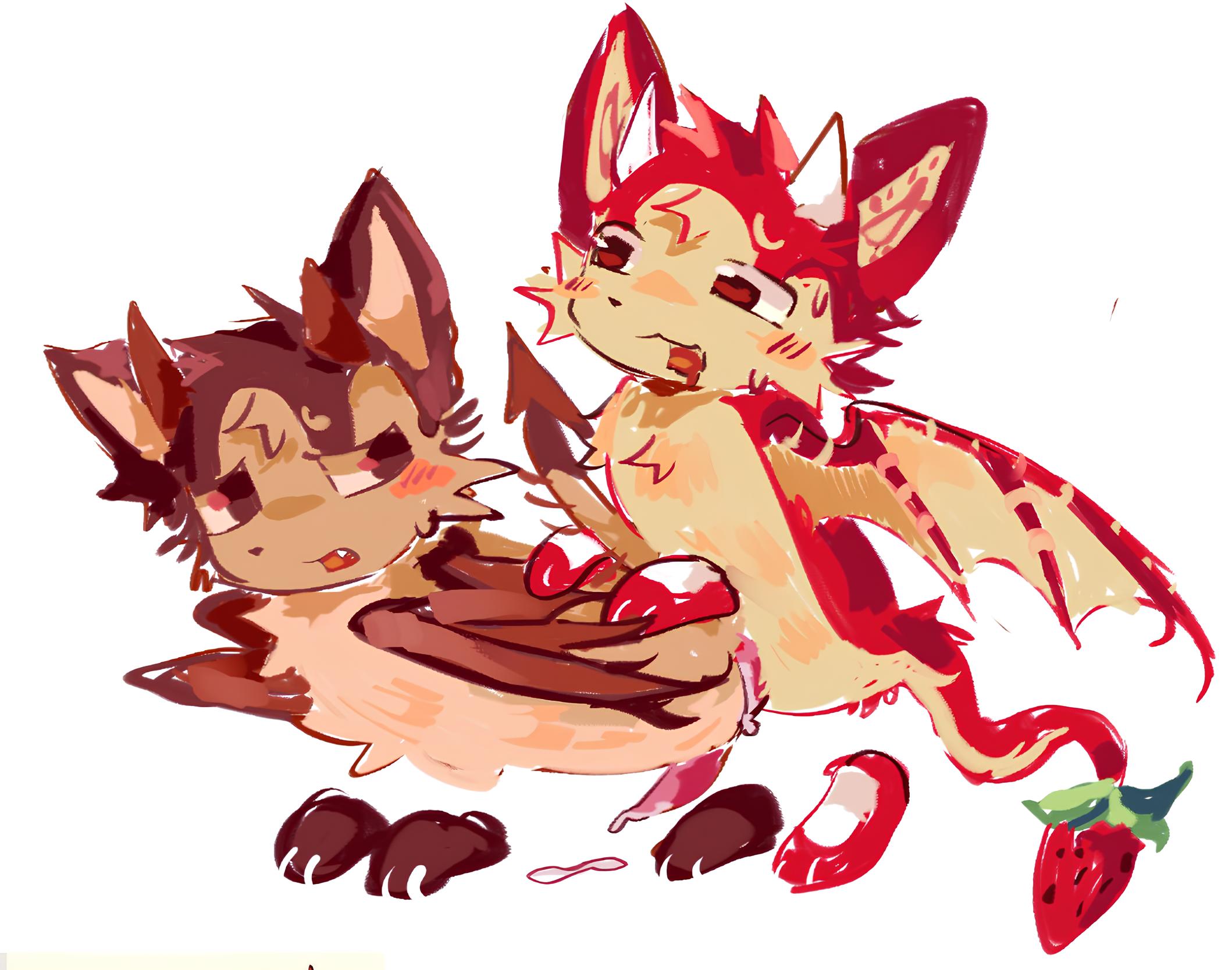 adopt me, adopt me (roblox), bat dragon, bat dragon (adopt me), cumming, cumming together, cumming while penetrating, feral, feral on feral, gay, ksbanan, male/male, strawberry shortcake bat dragon, strawberry shortcake bat dragon (adopt me), tagme