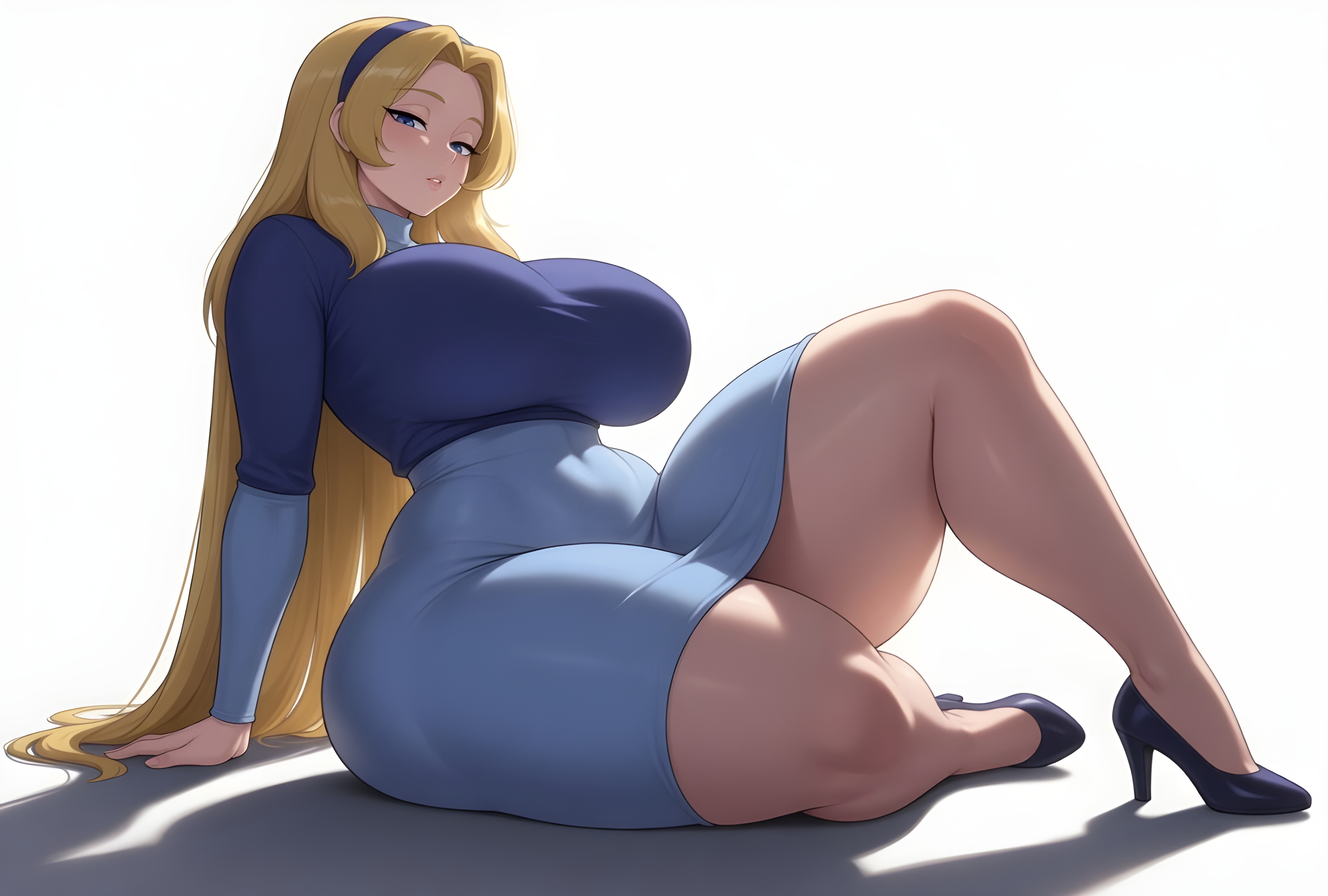1female, 1girls, aged up, ai generated, back view, big ass, big breasts, big butt, blonde hair, brasil louco, breasts, bubble ass, bubble butt, clothed, clothed female, curvaceous, curvy, curvy body, curvy figure, dominant, dominant female, female, female only, full body, fully clothed, high heels, huge breasts, large ass, large breasts, looking at viewer, looking back, looking back at viewer, maria robotnik, mature, mature body, mature female, mature woman, milf body, presenting ass, seducing, seducing viewer, seductive, seductive look, seductive smile, sega, sexy, sexy body, sexy pose, simple background, solo, solo female, solo focus, sonic (series), sonic the hedgehog (series), tagme, teen, teen girl, teenage girl, teenager, thick ass, thick body, thick butt, thick thighs, voluptuous, voluptuous body, voluptuous female, white background