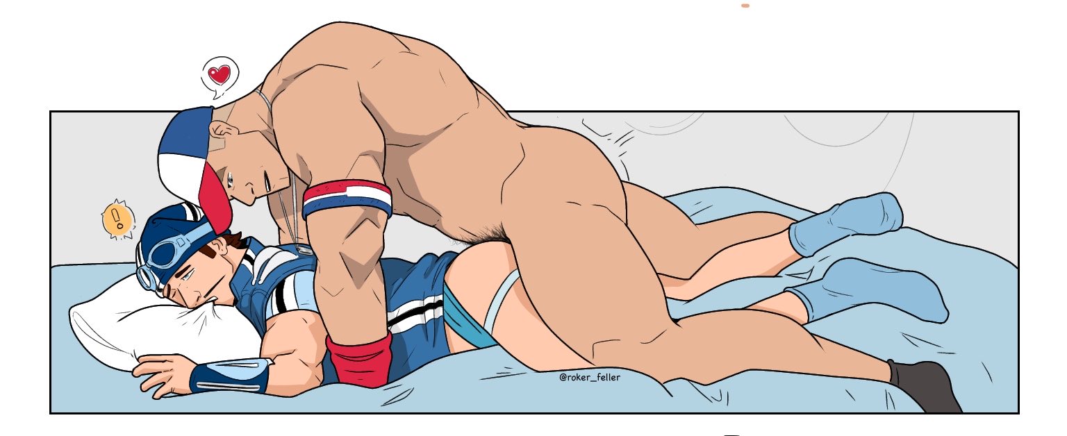 2boys, anal, anal penetration, anal sex, bara, bed, bed sex, bedroom, biting pillow, crossover, dog tags, fuck, fucked, fucking, gay, jockstrap, john cena, lazytown, male only, male/male, mustache, naked, naked male, nude, nude male, partially clothed, penetration, pillow, real person, roker feller, socks, socks on, sportacus, tagme, wwe, yaoi
