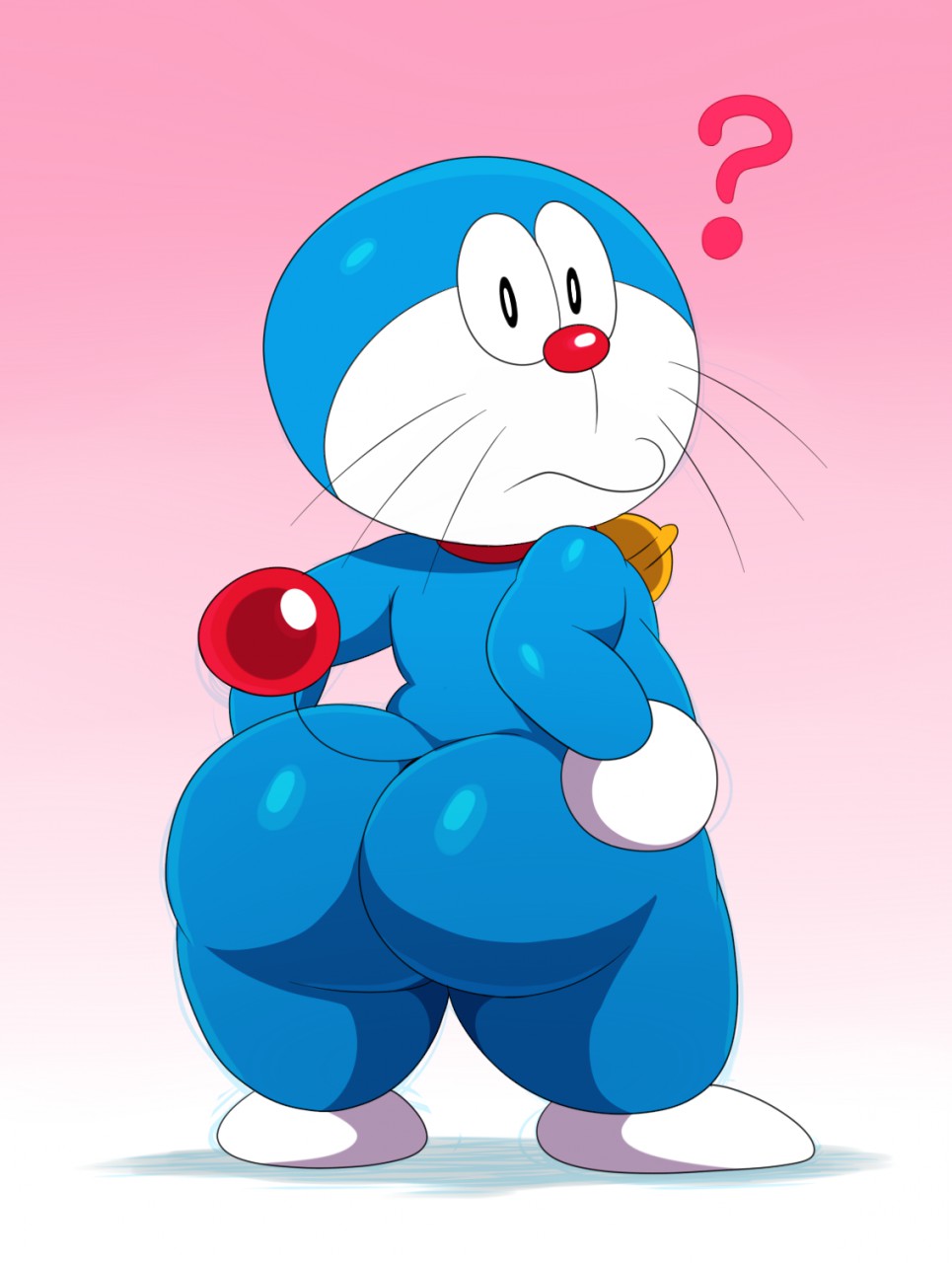 1boy adorable ass bell big_ass big_butt big_legs blue_body blue_cat blue_skin butt cat chubby chubby_male confused cute cute_face doraemon doraemon_(character) fat fat_ass fat_butt feet feline huge_ass huge_butt hyper_ass hyper_butt jingle_bell large_ass large_butt legs looking_at_viewer looking_back machine male male_only necklace nose nude overweight overweight_male red_nose red_tail robot solo solo_male sssonic2 whiskers white_feet