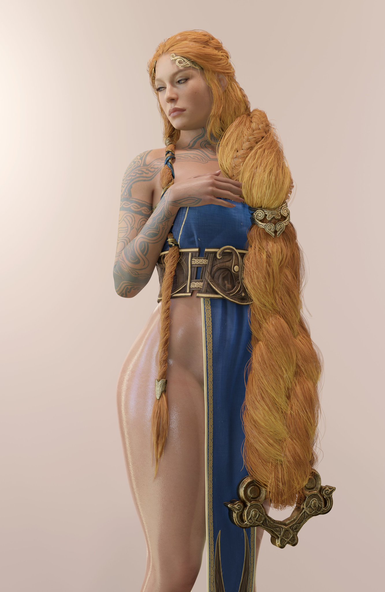 1girls, 3d, aesir (norse mythology), asgardian, big ass, big breasts, big thighs, blonde female, blonde hair, breasts, curvaceous, curvy, curvy figure, deity, emberstock, european mythology, female, female only, god, god of war, god of war ragnarok, goddess, hips, huge ass, huge breasts, large ass, large breasts, light skin, light-skinned female, long hair, mature, mature female, milf, mother, mythology, norse, norse mythology, santa monica studio, sif, sif (god of war), slim waist, thick, thick hips, thick legs, thick thighs, thighs, very long hair, voluptuous, waist, wide hips, wide thighs