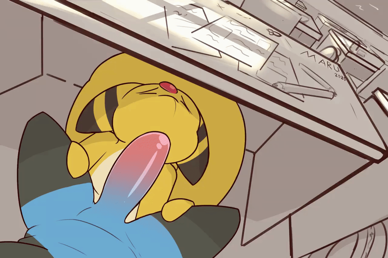 2025, 2boys, 2d, 2d animation, after school, ampharos, animated, animation, artist name, artist signature, big ass, big butt, blowjob, blowjob face, cheeks, game freak, gay, gay blowjob, gay male, gay sex, generation 2 pokemon, generation 4 pokemon, huge ass, huge butt, marux the kobold, nintendo, pokémon (species), pokemon, pokemon (species), pokemon only, riolu, teacher, teacher and student, under desk, video game character, video game franchise, video games
