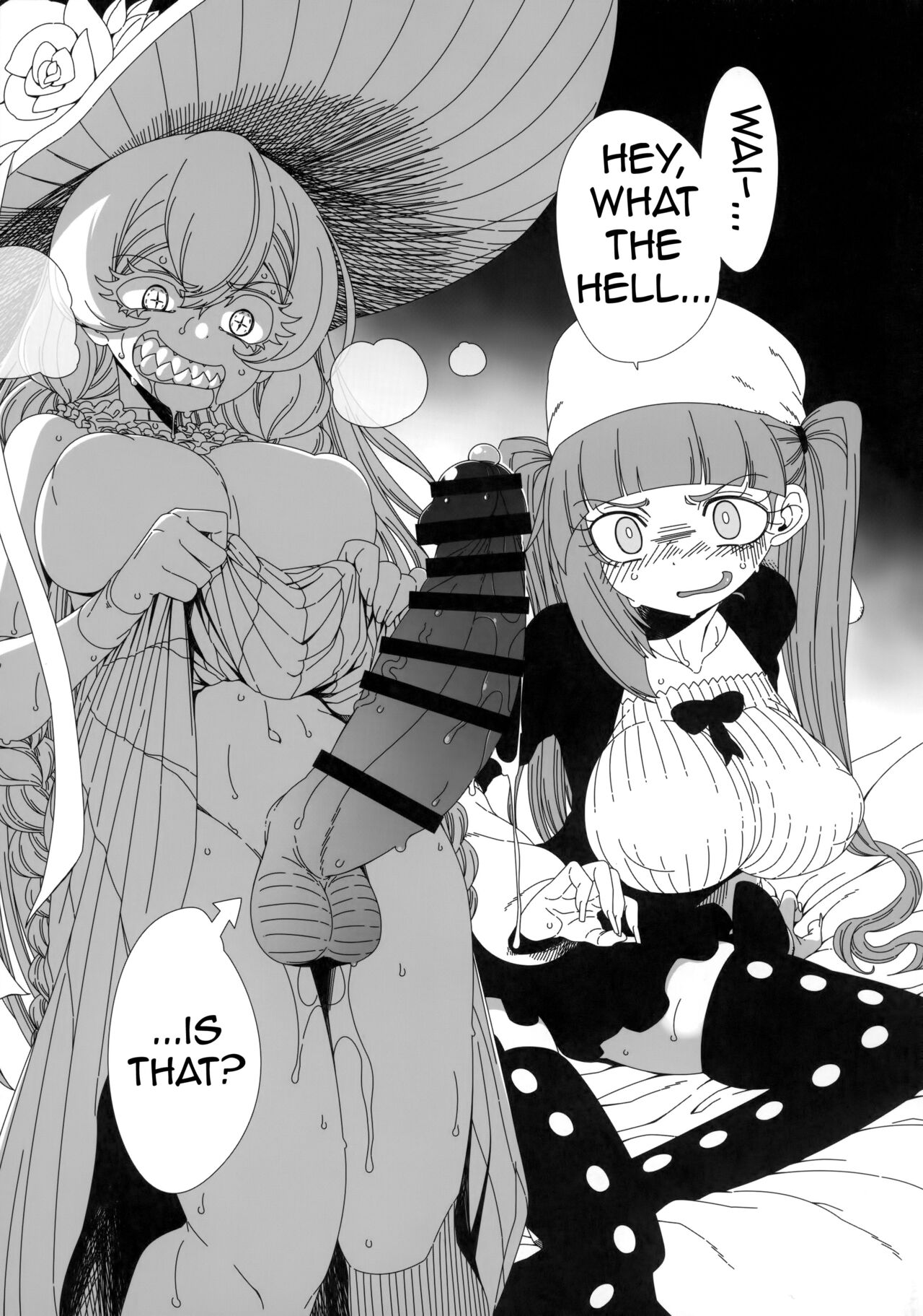 bleach, censored, comic, dokugamine riruka, futanari, hanya (hanya yashiki), intersex, mandator (ziga), tagme