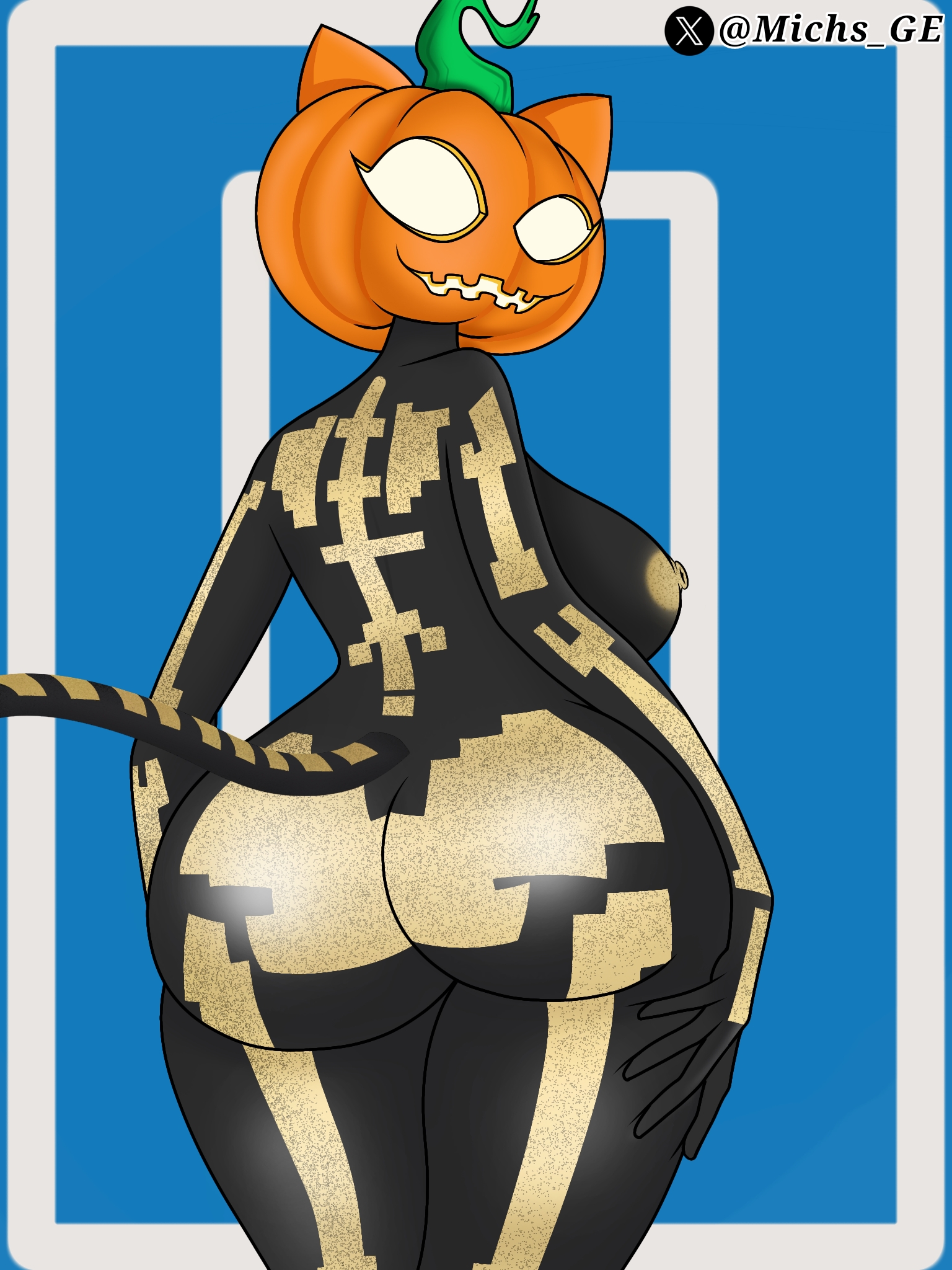 ass focus, fortnite, furry, pumpkin girl, pussy, spice (fortnite)