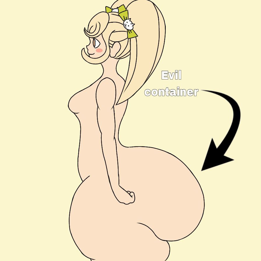 1girls, artist request, ass, ass bigger than head, big ass, big butt, blonde hair, bottom heavy, breasts, bubble butt, completely nude, completely nude female, danganronpa, danganronpa 2: goodbye despair, danganronpa 2x2, dat ass, evil container, female, female only, hair accessory, hair ornament, hair ribbon, hairclip, huge ass, huge butt, hyper, hyper ass, large ass, light skin, light-skinned female, medium breasts, naked, naked female, nude, nude female, onomatopoeia, orange eyes, saionji hiyoko, short hair, side view, sideboob, simple coloring, solo, solo female, standing, thick, thick ass, thick thighs, tsundere, twintails, twintails (hairstyle), viewed from side, wobble