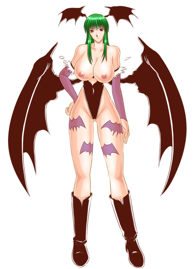 capcom clothing darkstalkers kai_hiroyuki large_breasts morrigan_aensland succubus tagme