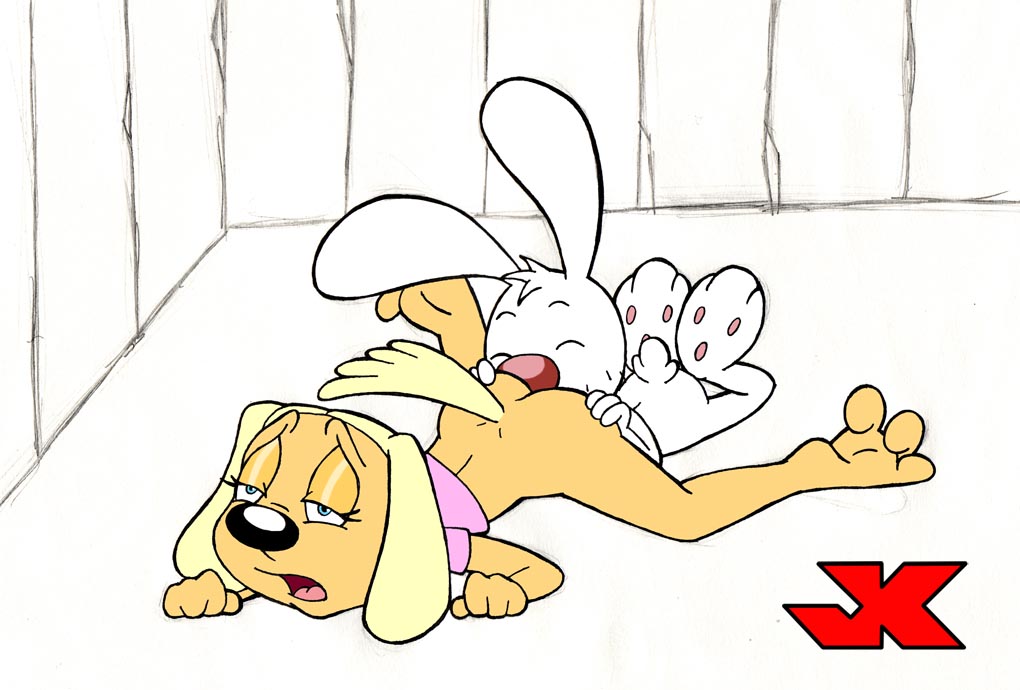 anthro brandy_and_mr._whiskers brandy_harrington canine disney disney_channel dog female fur furry jk male mammal mr._whiskers rabbit sex straight tagme toon_disney