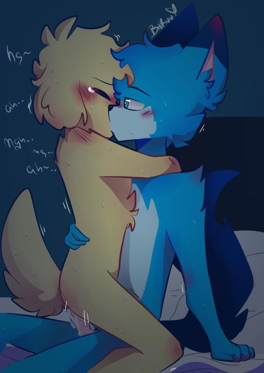 2boys 5_fingers 5_toes anal anal_sex animal_ears animal_genitalia animal_penis anthro bed black_nose blue_body blue_eyes blue_fur blush butt canid canine canine_penis closed_eyes cum cum_in_ass cum_inside cumming domestic_dog duo flexvega fluffy fox fox_ears fox_tail fur furry gay half-closed_eyes hand_on_back humping in_bed kissing looking_at_partner looking_pleasured los_compas male male/male male_focus male_only male_penetrated male_penetrating male_penetrating_male mikecrack minecraft_youtubers moan moaning multicolored_fur orgasm penetration pink_penis sex simple_background sitting_on_penis sitting_on_person tagme tail tear tears text tubers twitching white_fur yaoi yellow_body yellow_fur youtube youtuber