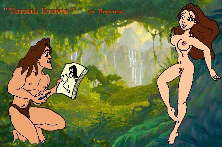 beerman disney female jane_porter nipples tagme tarzan_(1999_film) tarzan_(character) text