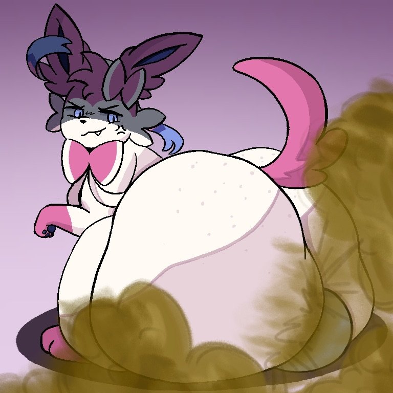 2d, ambiguous gender, anger vein, angry, anon, ass, ass bigger than head, big ass, big butt, bow, brown fart, brown fart cloud, dior (mordredlefey), facefart, facesitting, fart, fart cloud, fart fetish, farting, farting on face, feral, freckles, freckles on ass, furry, gassy park, huge ass, huge butt, male, male fart, male/ambiguous, naked, nintendo, no genitals, no sex, nonhuman, nude, pokemon, pokemon (species), short tail, sitting on person, size difference, sylveon, tail, thick thighs, white body