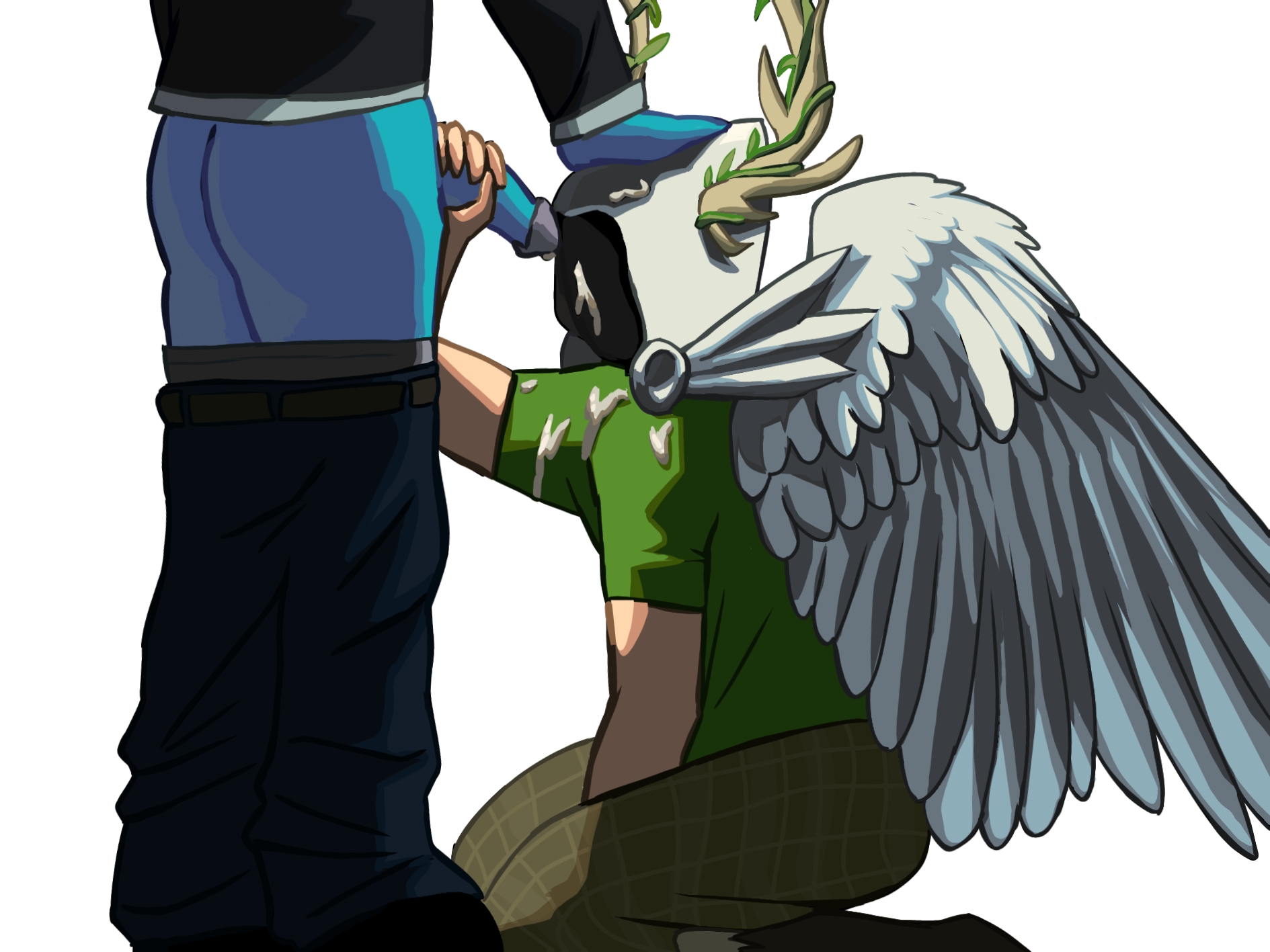 2boys, antlers, blowjob, blue skin, clothed, clothing, cum, cum drip, dinosaur67, dued1, gay, handjob, male, natural disaster survival, pants down, penis, roblox, roblox admins, roblox avatar, roblox developer, roblox game, robloxian, self upload, stickmasterluke, tagme, white background, work at a pizza place, yaoi