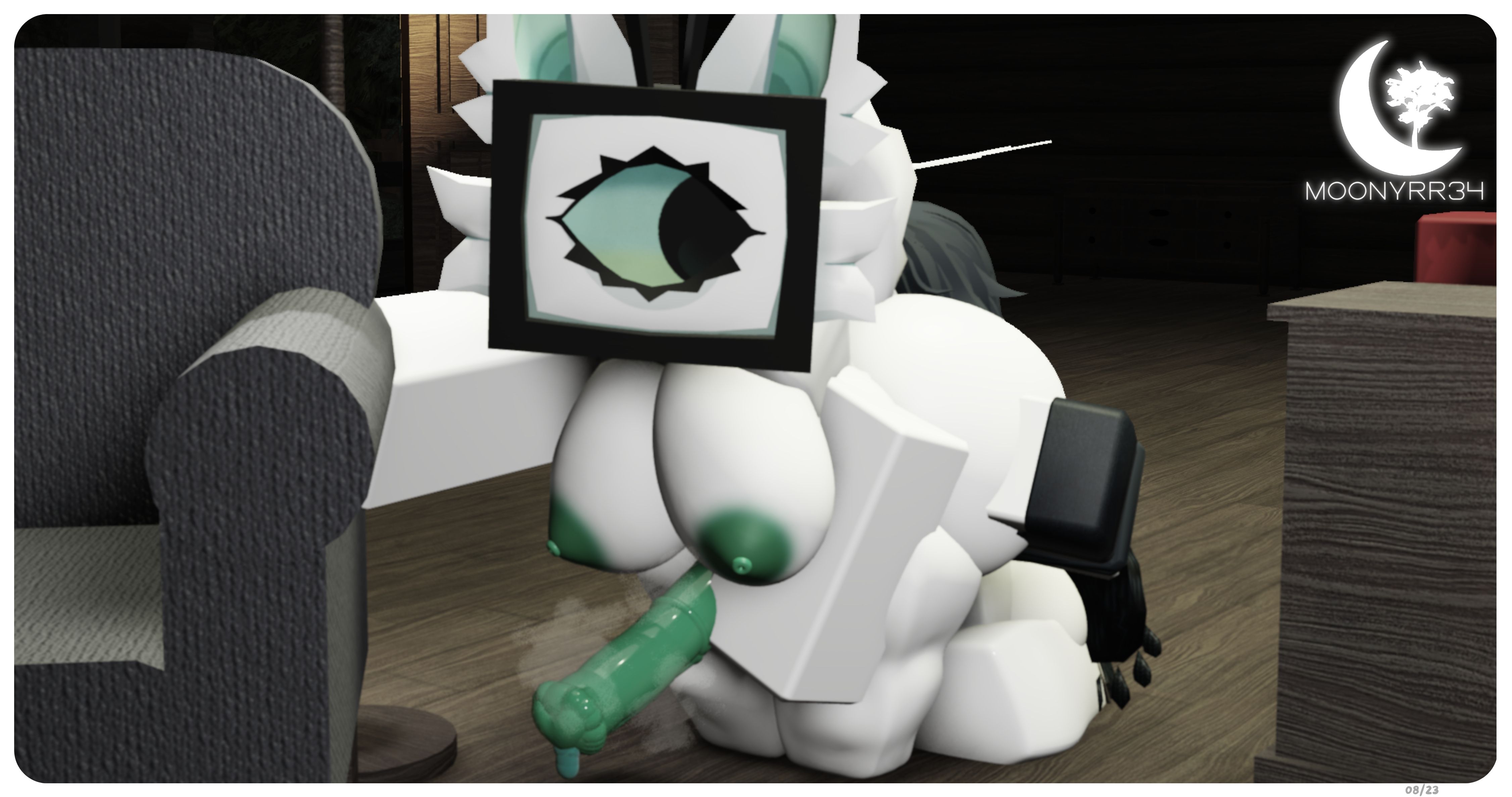 1futa, 1girls, 3d, areolae, ass, big ass, big breasts, big penis, breasts, character request, commission, female, female on futa, forsaken (roblox), futanari, horsecock, intersex, lesbian, lesbian sex, moonyrr34, nipples, nude, penis, rimming, rimming futa, roblox, roblox game, robloxian, rule 63, screen face, tagme, thick thighs, thighs, two time
