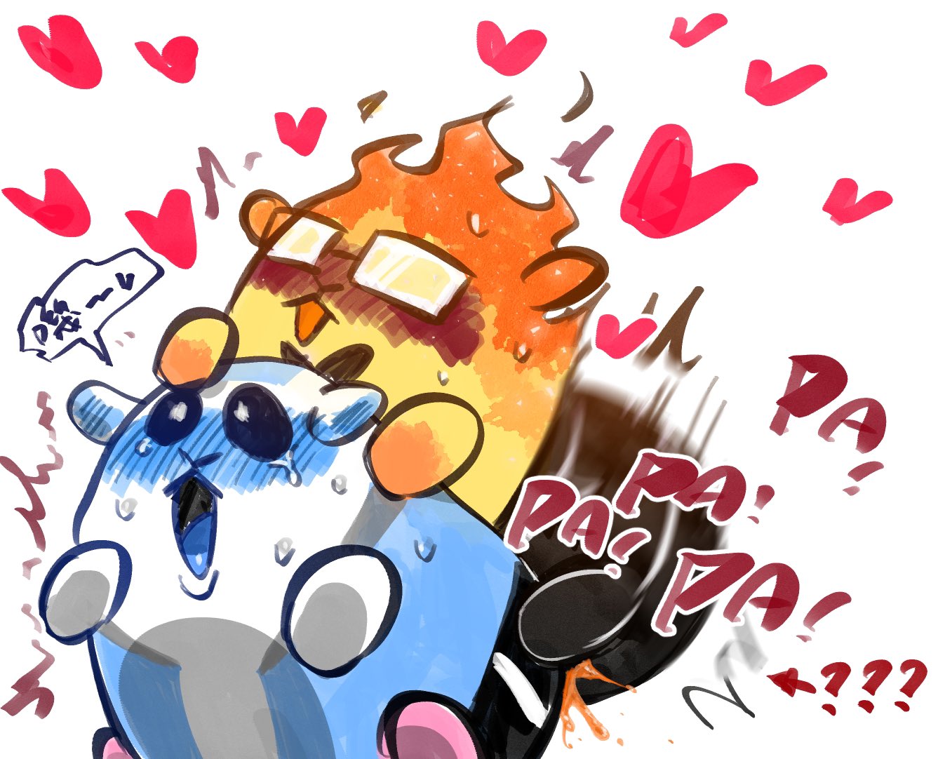 2021 ? blush bodily_fluids car crying duo eyewear glasses grillby living_car living_machine living_vehicle machine pui_pui_molcar sans shandrawaka simple_background tears text undertale vehicle video_games white_background