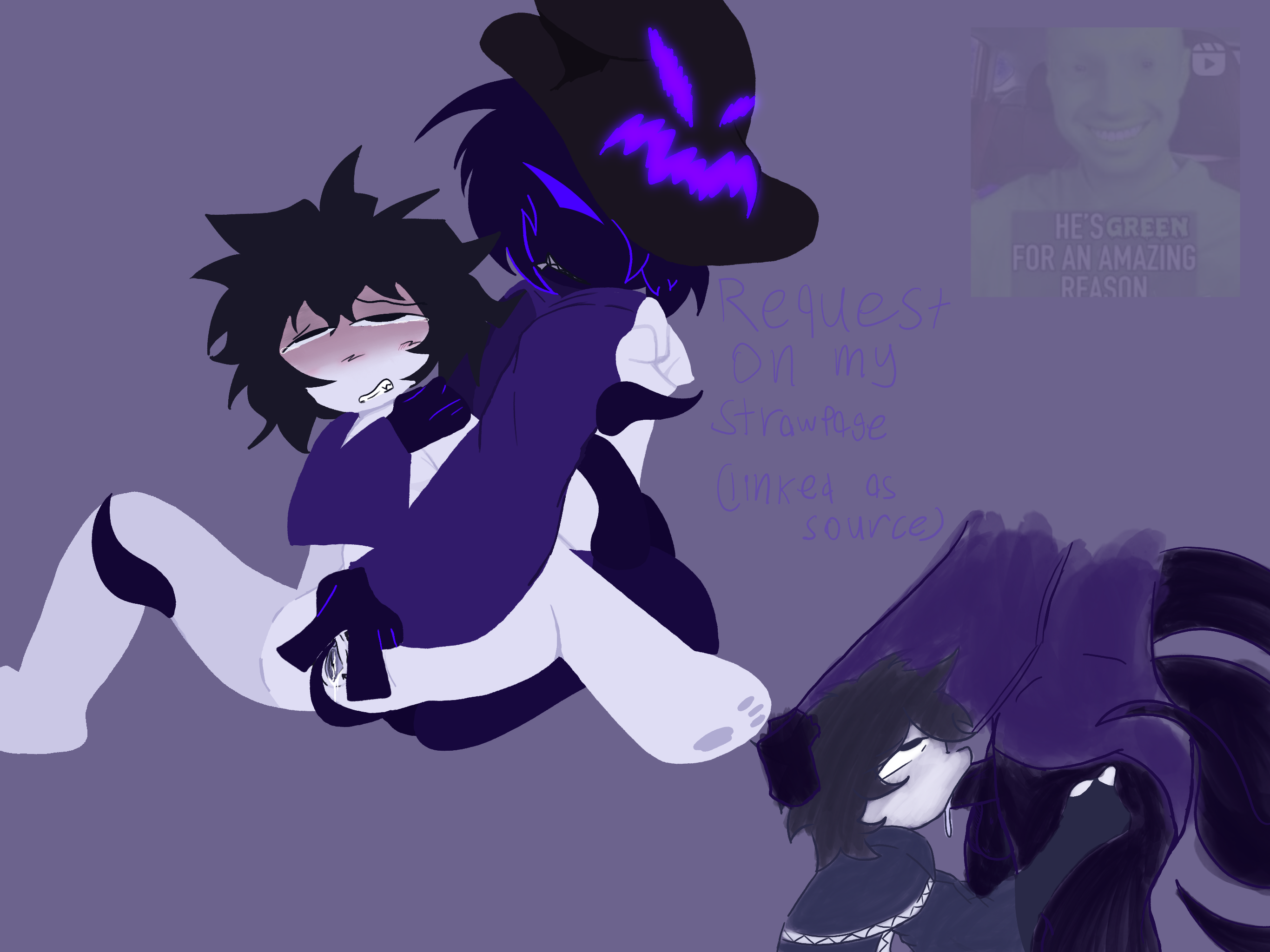 azure (forsaken), clitoral stimulation, cum in pussy, dripping cum, dripping pussy, forsaken (roblox), mind break, pussy, spread legs, spread pussy, tentacle sex, two time, two time (forsaken)