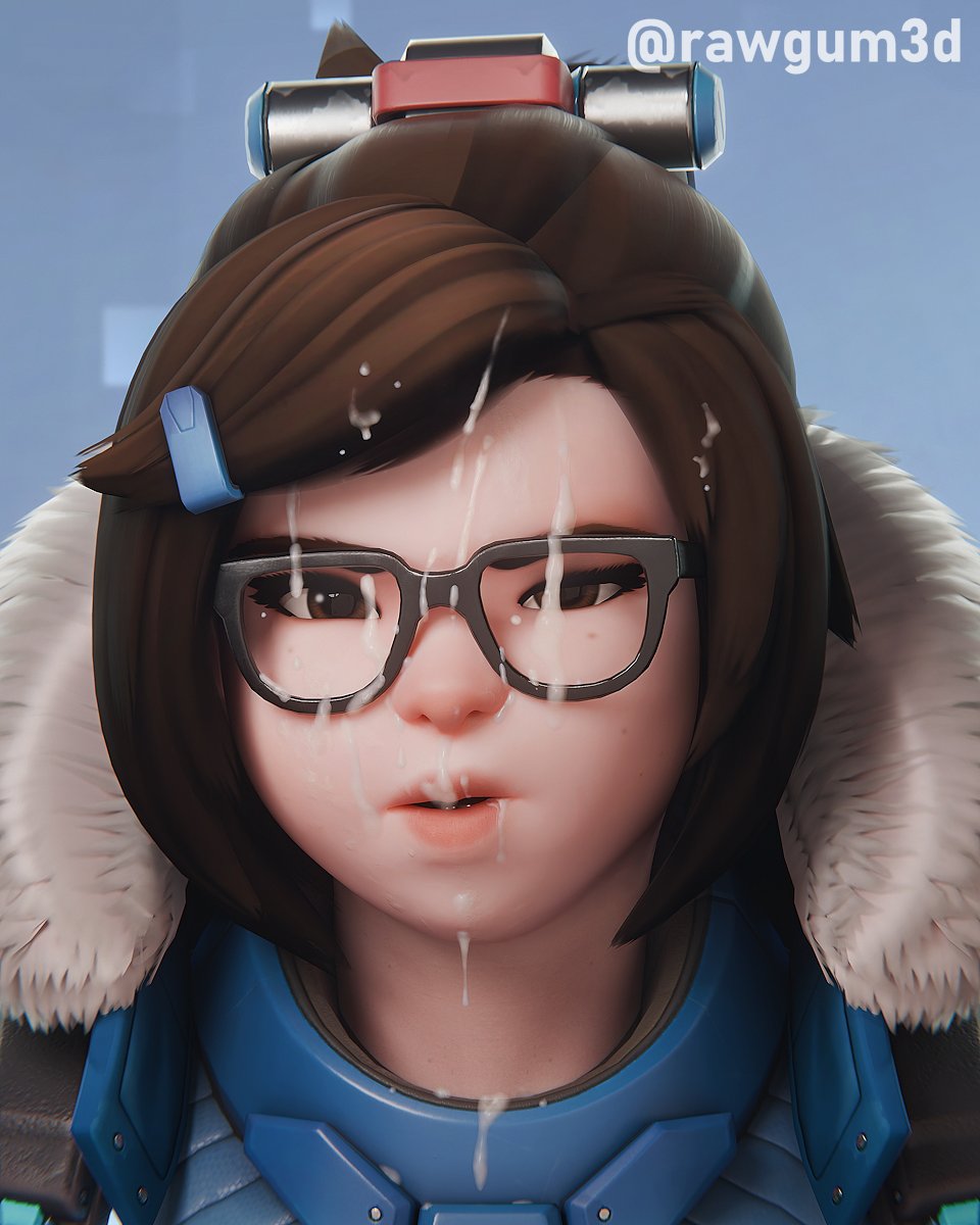 1girls, 3d, 3d model, 3d render, angry, angry face, asian, asian female, cum, cum in hair, cum on face, cum on glasses, facial, looking at viewer, mei (overwatch 2 suit), mei (overwatch), overwatch, overwatch 2, rawgum, solo, solo female, upset