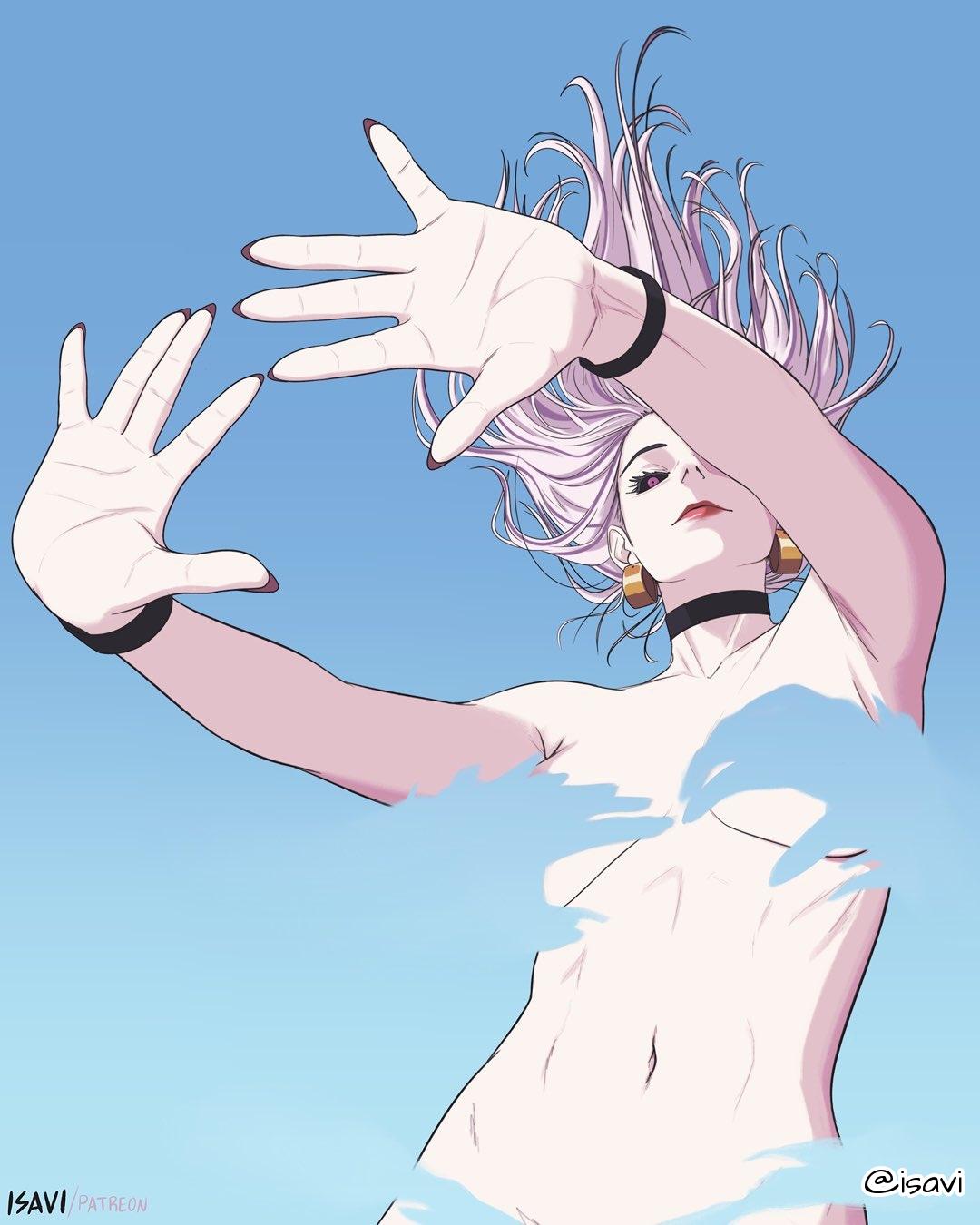 1girls 2d 2d_(artwork) 2d_artwork adult adult_female alternate_version_at_source alternate_version_available anime anime_character armpit armpit_crease armpit_peek armpits arms_up background bare_armpits bare_arms bare_belly bare_chest bare_hands bare_hips bare_midriff bare_navel bare_shoulders bare_skin bare_torso belly belly_button big_boobs big_breasts black_choker black_sclera blue_background breasts breasts_apart busty busty_female busty_girl choker closed_mouth_smile collarbone completely_naked completely_naked_female completely_nude completely_nude_female digital digital_art digital_drawing digital_drawing_(artwork) digital_media digital_media_(artwork) drawing ear_piercing ear_piercings earrings exposed exposed_armpits exposed_arms exposed_belly exposed_chest exposed_hips exposed_midriff exposed_navel exposed_shoulders exposed_skin exposed_torso fanart female female_focus female_only fingernails fingers fit_female from_below_view from_front front_view fully_naked fully_nude hairless_armpits hands_up head_tilt inframammary_fold isavi jujutsu_kaisen large_boobs large_breasts lean_figure light_smile linea_alba lip_gloss lips lipstick long_hair looking_down looking_down_at_viewer low-angle_shot low_angle_view mappa mature mature_female mature_woman midriff monotone_background more_at_source nail_polish nails naked naked_female naked_woman narrow_waist navel nude nude_female nudity one_color_background pierced_ear pierced_ears pink-eyed_female pink-haired_female pink_eyes pink_fingernails pink_hair pink_hair_female pink_lips pink_lipstick pink_nail_polish pink_nails plain_background portrait posing posing_for_the_viewer posing_naked posing_nude presenting_armpit shaved_armpits shoulders shueisha slender_body slender_waist slight_smile slim_female slim_waist smile smiley_face smiling smiling_at_viewer solid_color_background solo standing stomach tilted_head top_view topless topless_female underboob upper_body uro_takako view_from_below viewed_from_below weekly_shonen_jump woman
