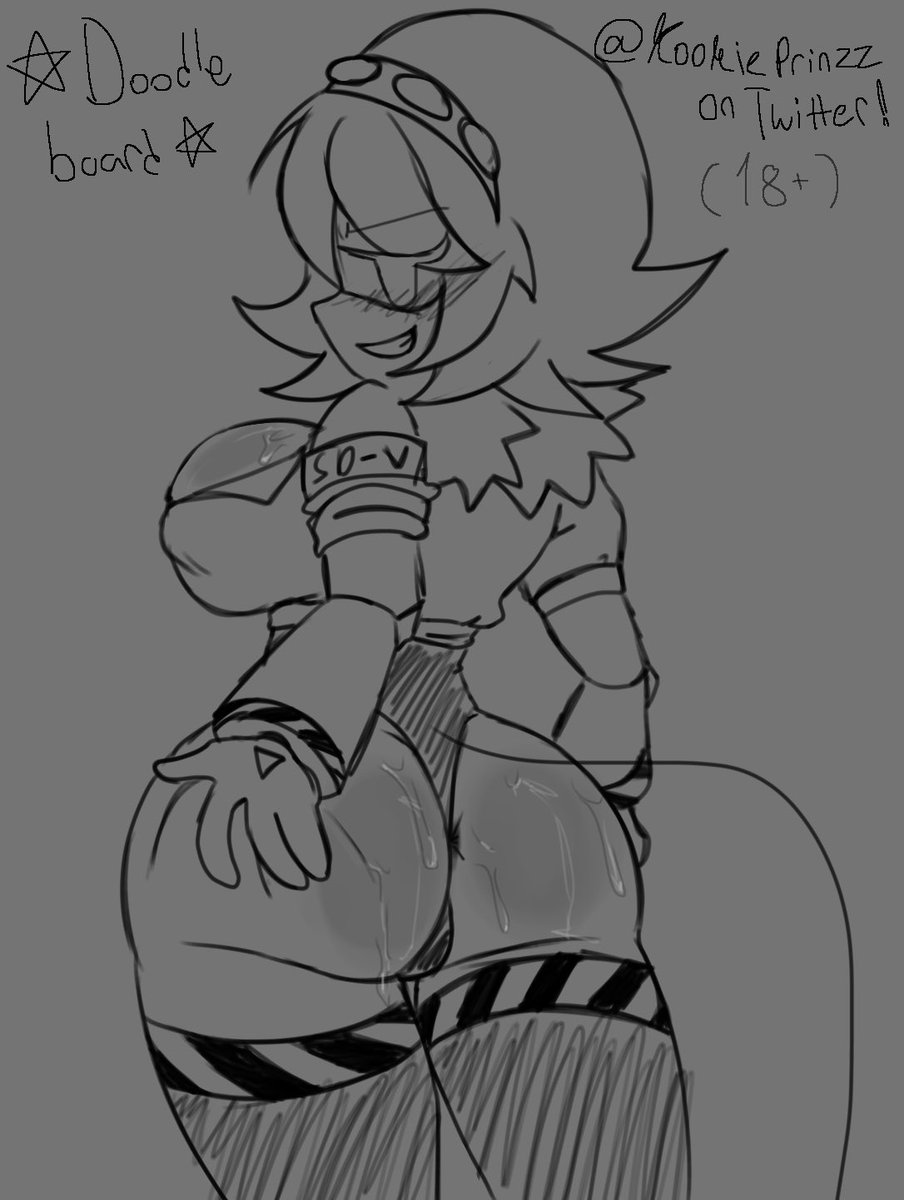 1girls, ass, ass focus, breasts, butt, butt focus, female, female focus, female only, greyscale, kookieprinzz, murder drones, robot girl, robot humanoid, solo, solo female, solo focus, thick thighs, v (murder drones)
